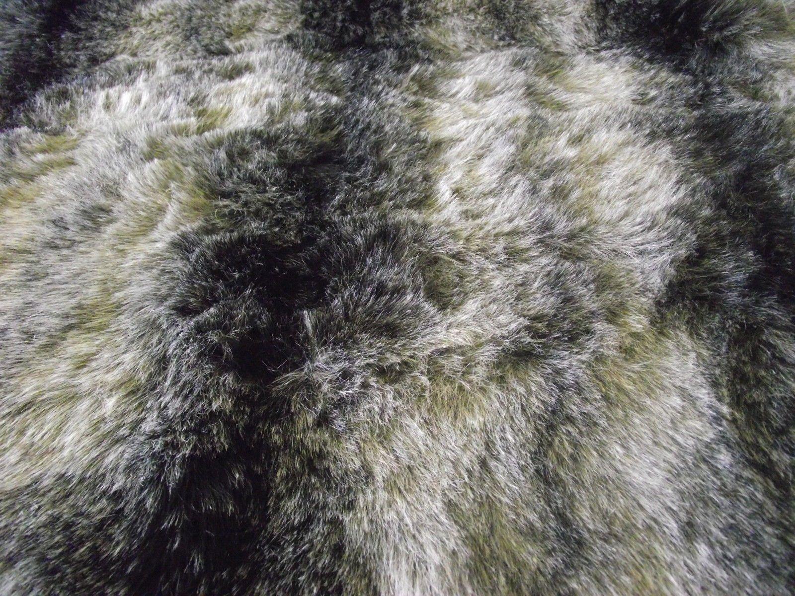 Luxury Animal & Plain Faux Fur 25mm soft Pile ideal for throws 58" Wide MT933