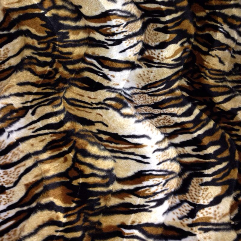 2025 ANIMAL PRINT VELBOA FAUX FUR VELOUR FABRIC CRAFT MATERIAL 60' WIDE M220