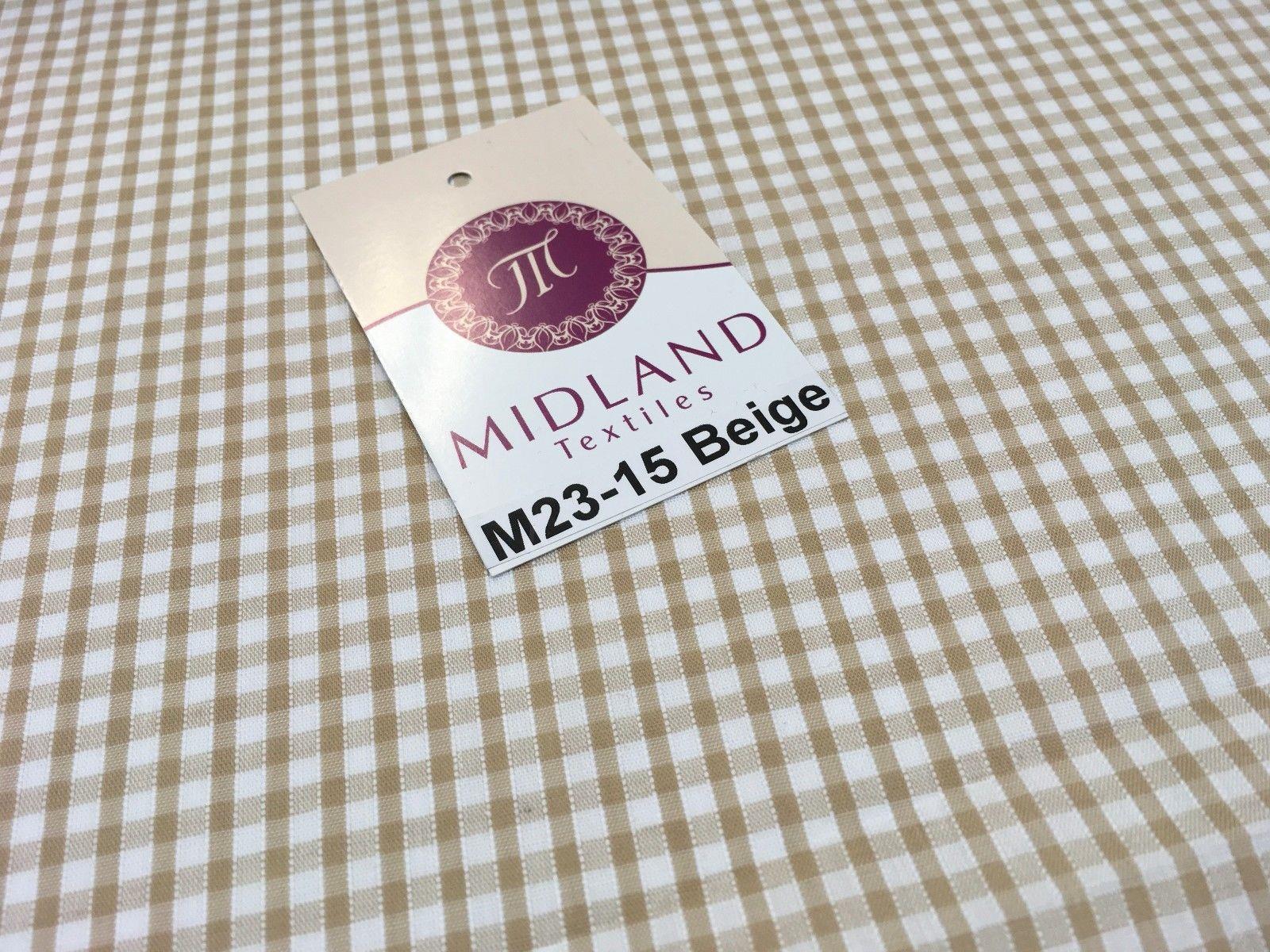 Timeless 1/4 Inch Gingham Fabric Material for Clothing, Aprons, Tablecloths, School Decorations - 44' Wide - M30