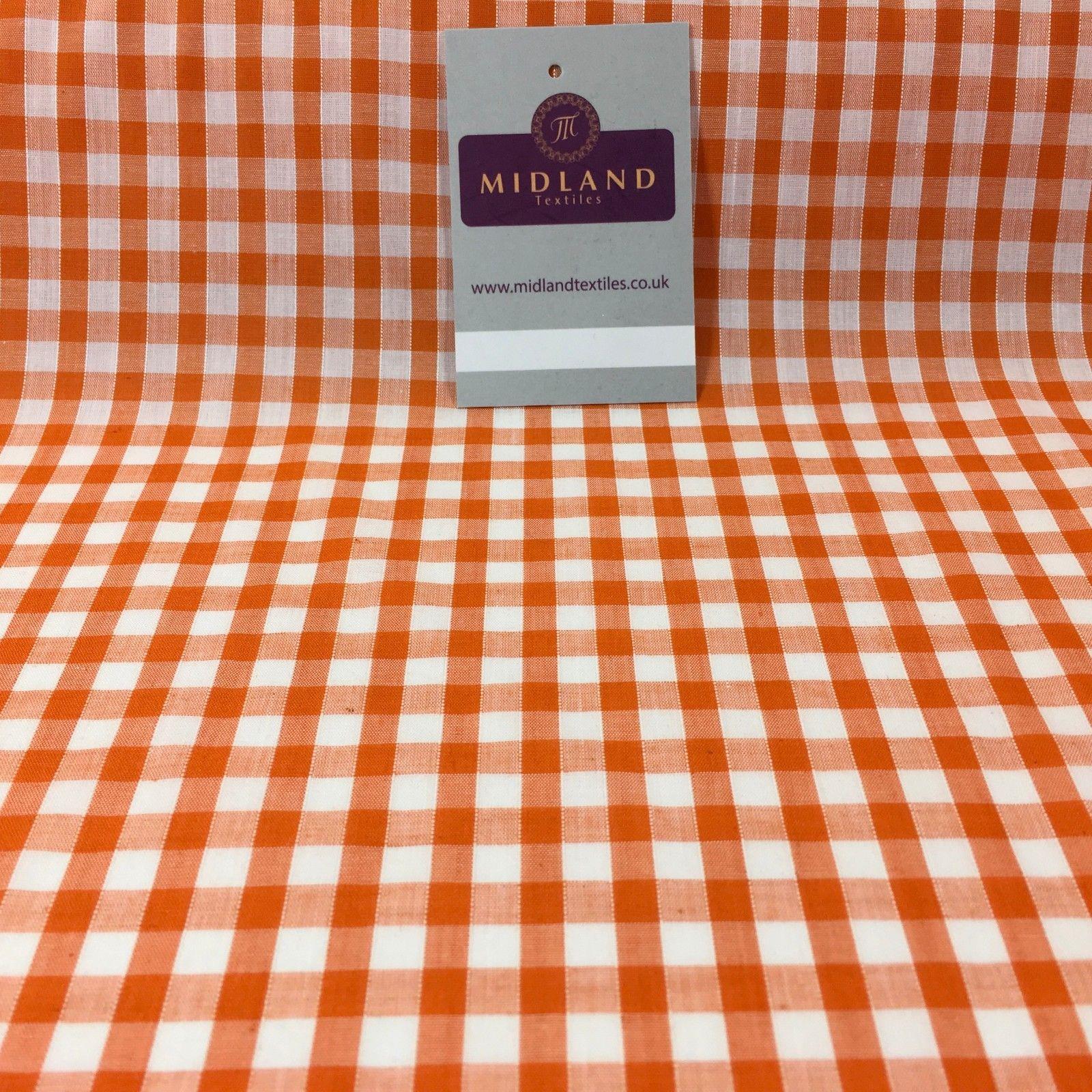 Timeless 1/4 Inch Gingham Fabric Material for Clothing, Aprons, Tablec -  Midland Textiles