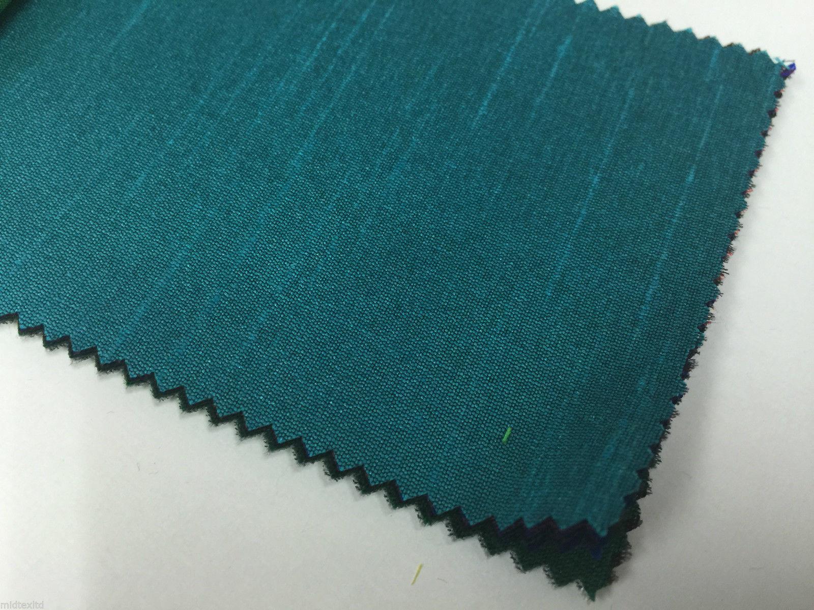 Faux Dupion Raw Silk Fabric - 100% Polyester Plain M410