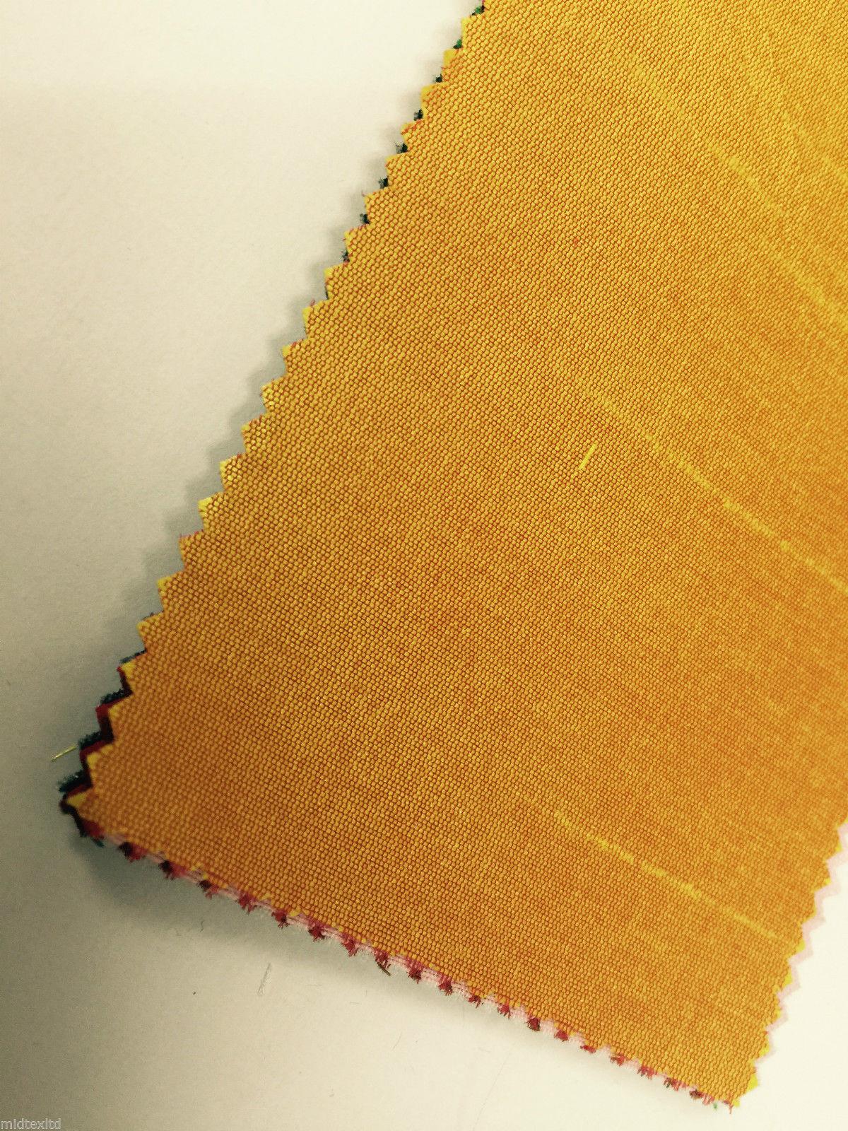 Faux Dupion Raw Silk Fabric - 100% Polyester Plain M410