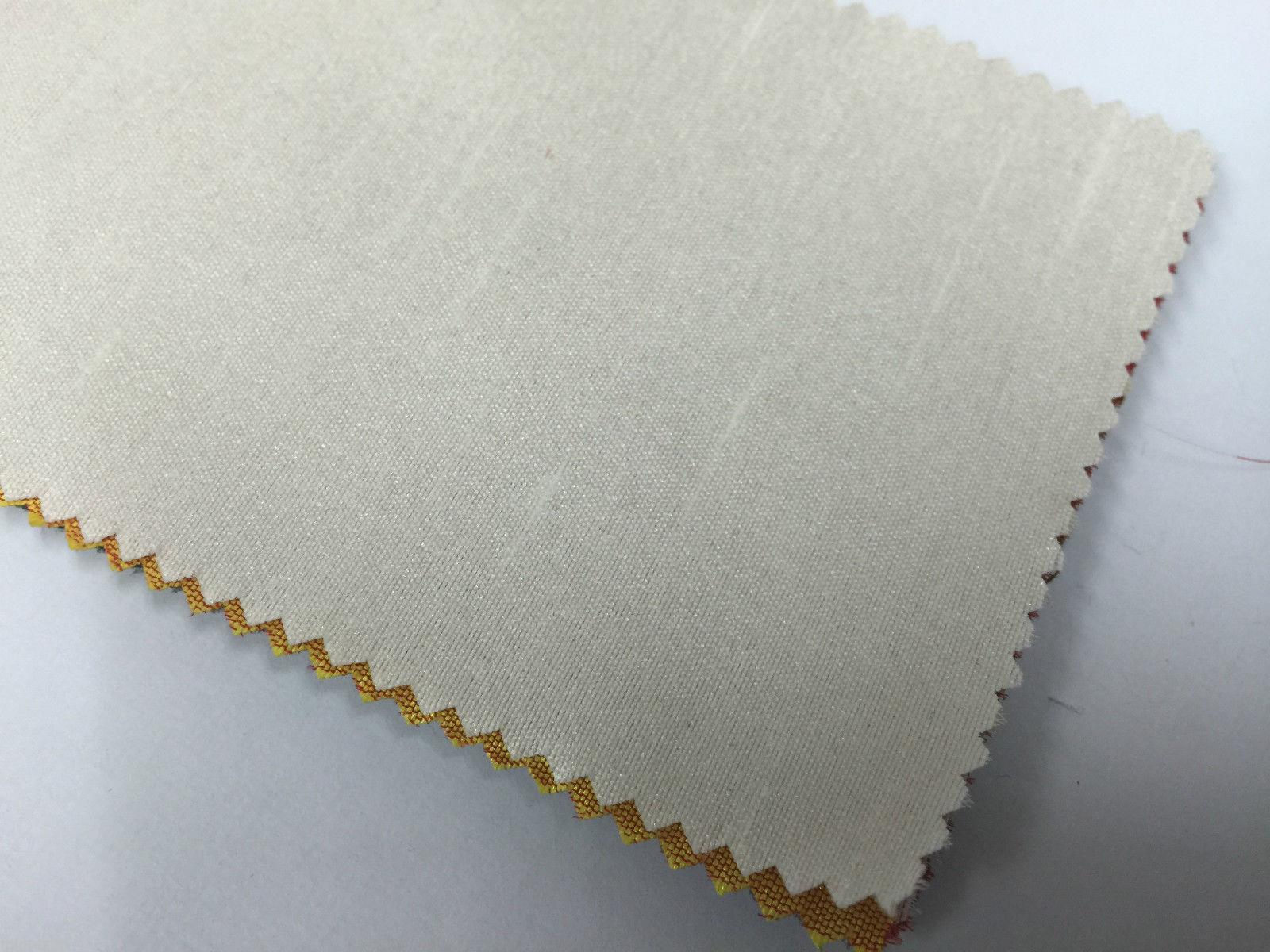 Faux Dupion Raw Silk Fabric - 100% Polyester Plain M410