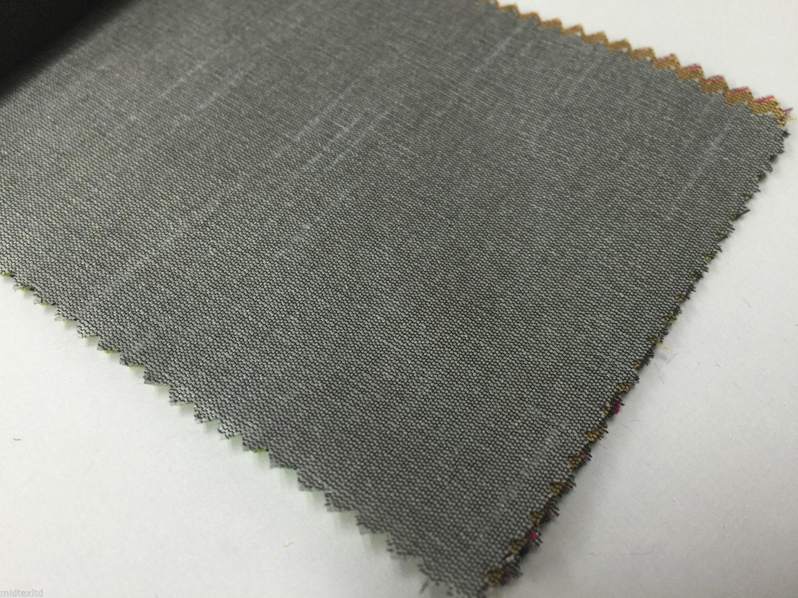 Faux Dupion Raw Silk Fabric - 100% Polyester Plain M410