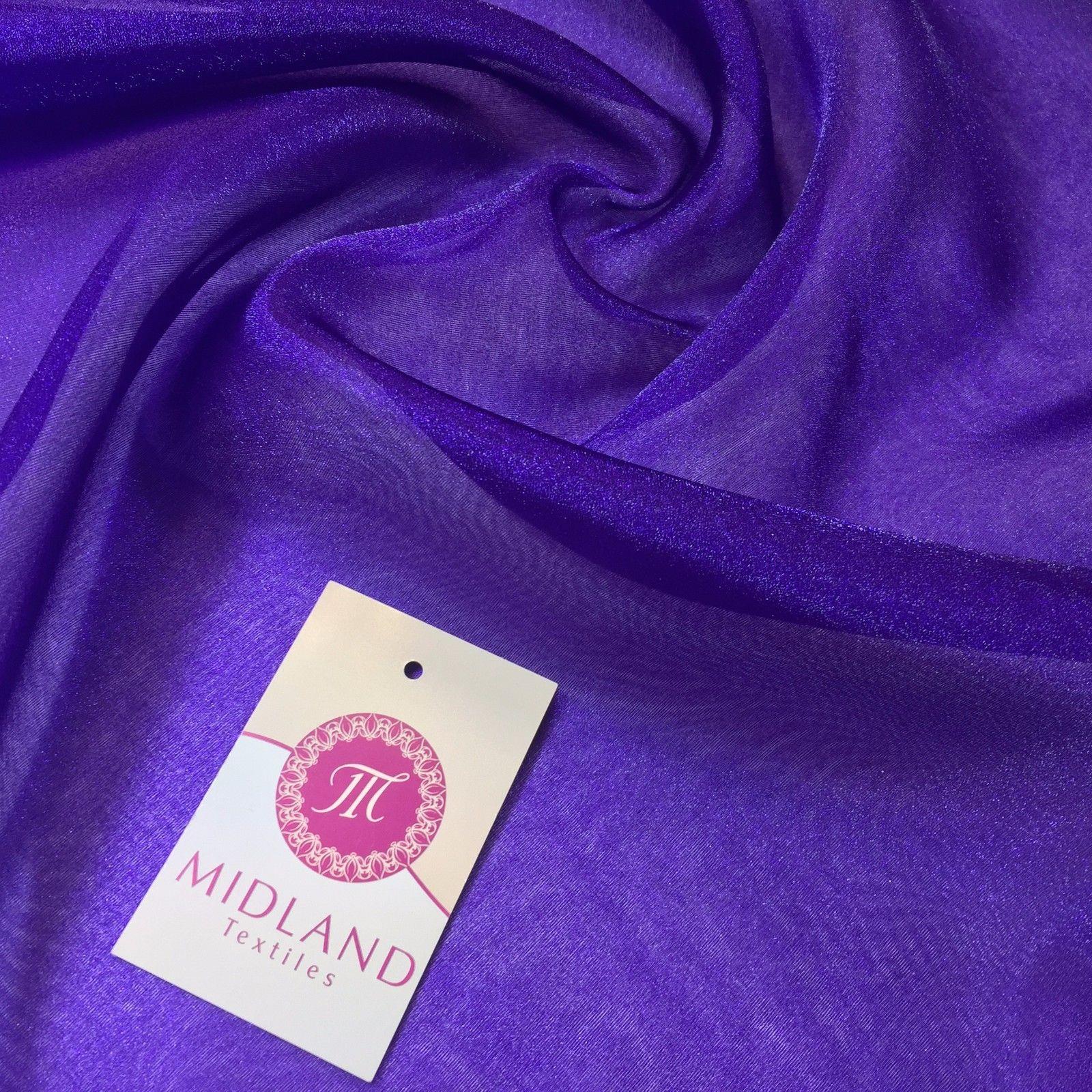 CRYSTAL ORGANZA WEDDING BRIDAL DANCE VEIL DRESS FABRIC MATERIAL 45' WIDE M111