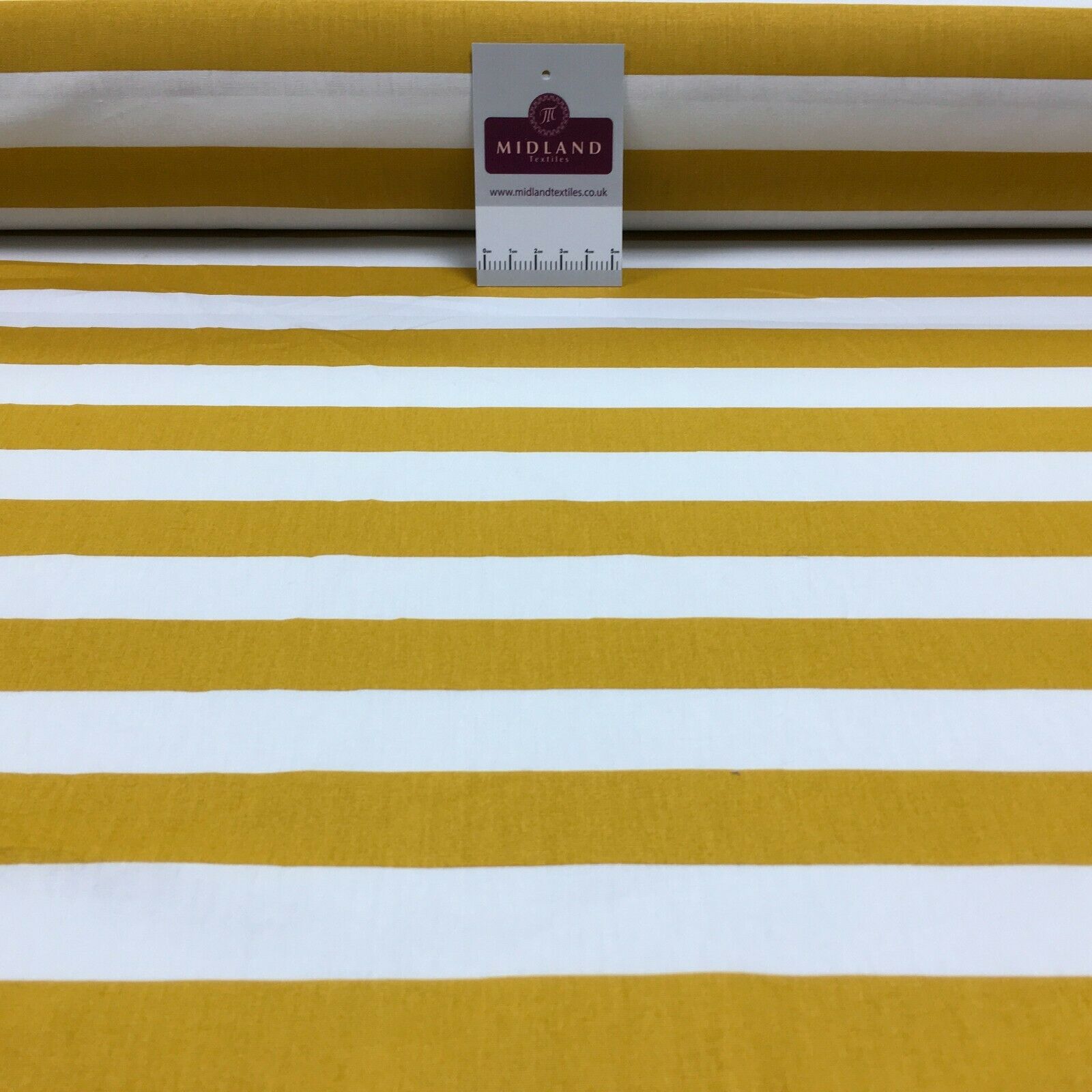 2.5cm Candy Striped Cotton Poplin shirting, dress Fabric M1490 Mtex