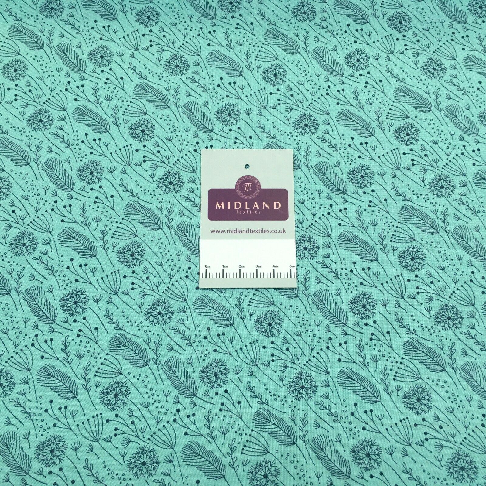 Dandelion printed Korean 100% cotton Patchwork craft mask Fabric MD1421 Mtex