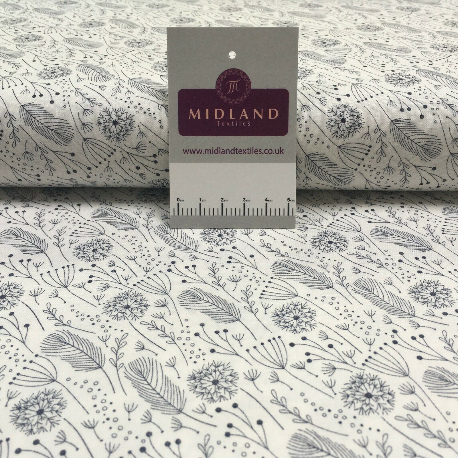 Dandelion printed Korean 100% cotton Patchwork craft mask Fabric MD1421 Mtex