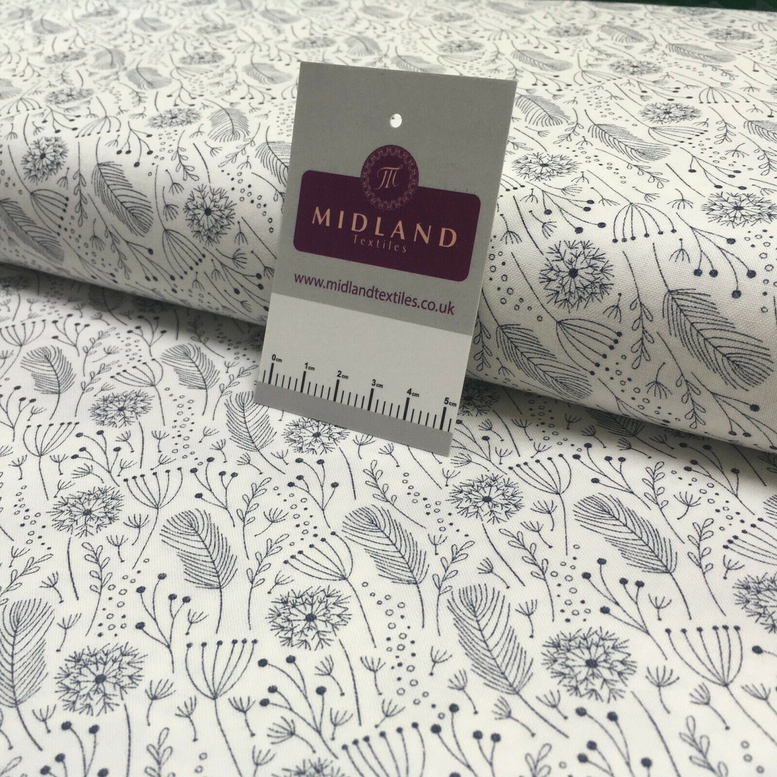 Dandelion printed Korean 100% cotton Patchwork craft mask Fabric MD1421 Mtex