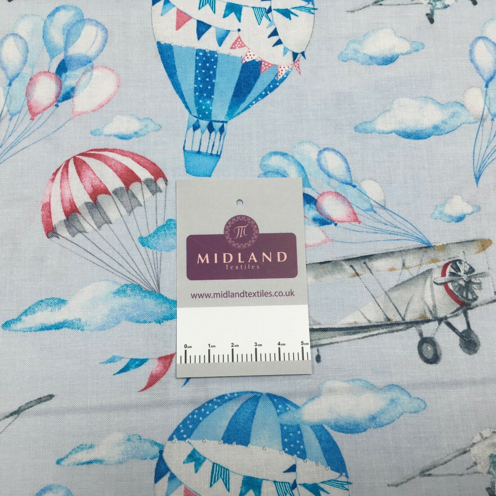 Hot air Balloon Korean 100% cotton Patchwork craft mask Fabric MD1420 Mtex