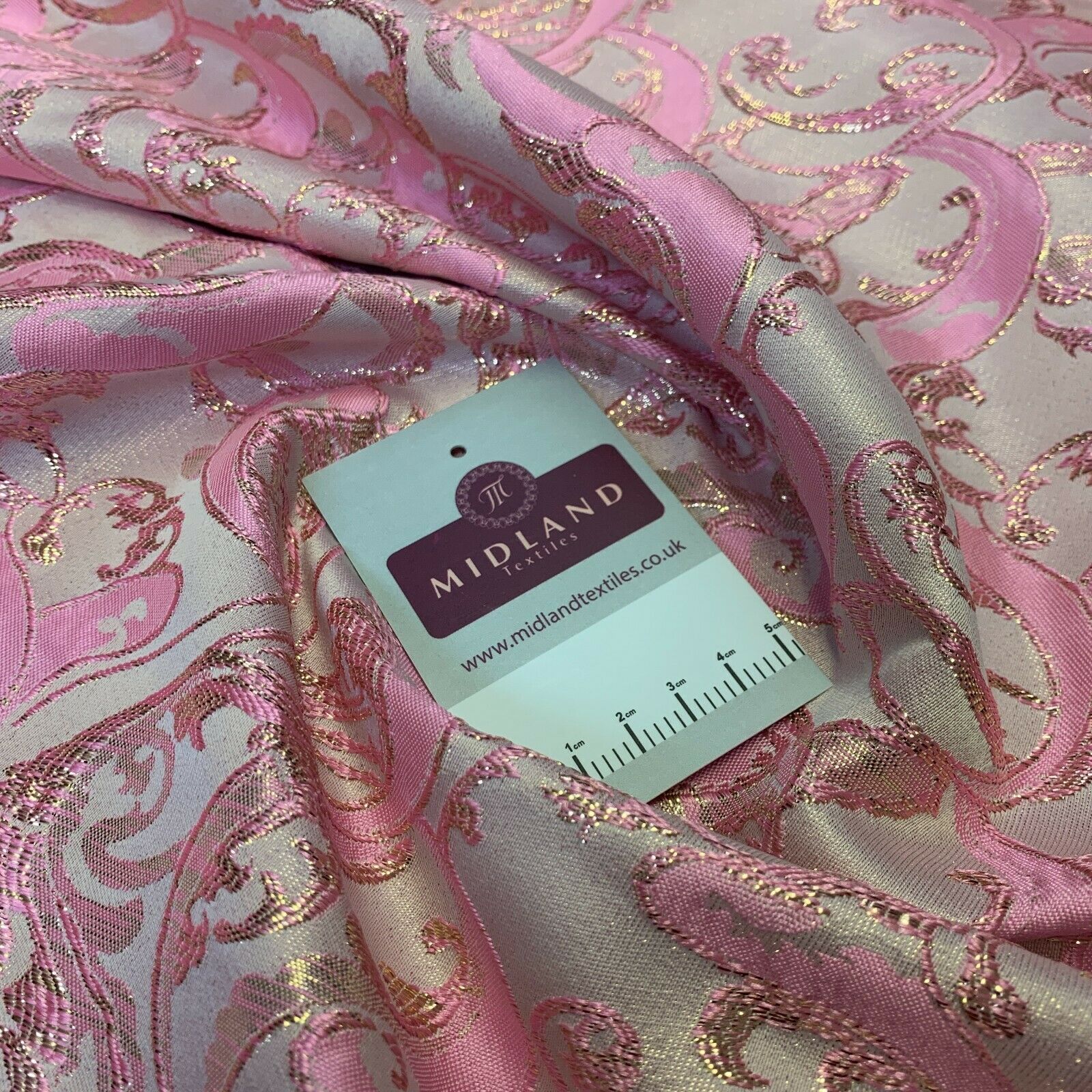 Lurex Ornamental Brocade wedding fabric M1498 Mtex