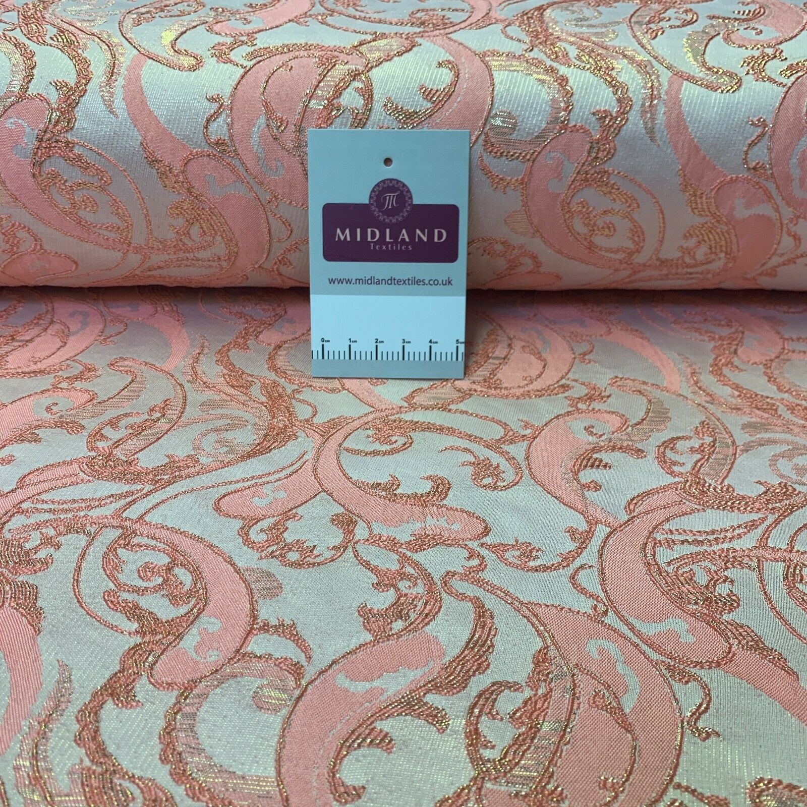 Lurex Ornamental Brocade wedding fabric M1498 Mtex