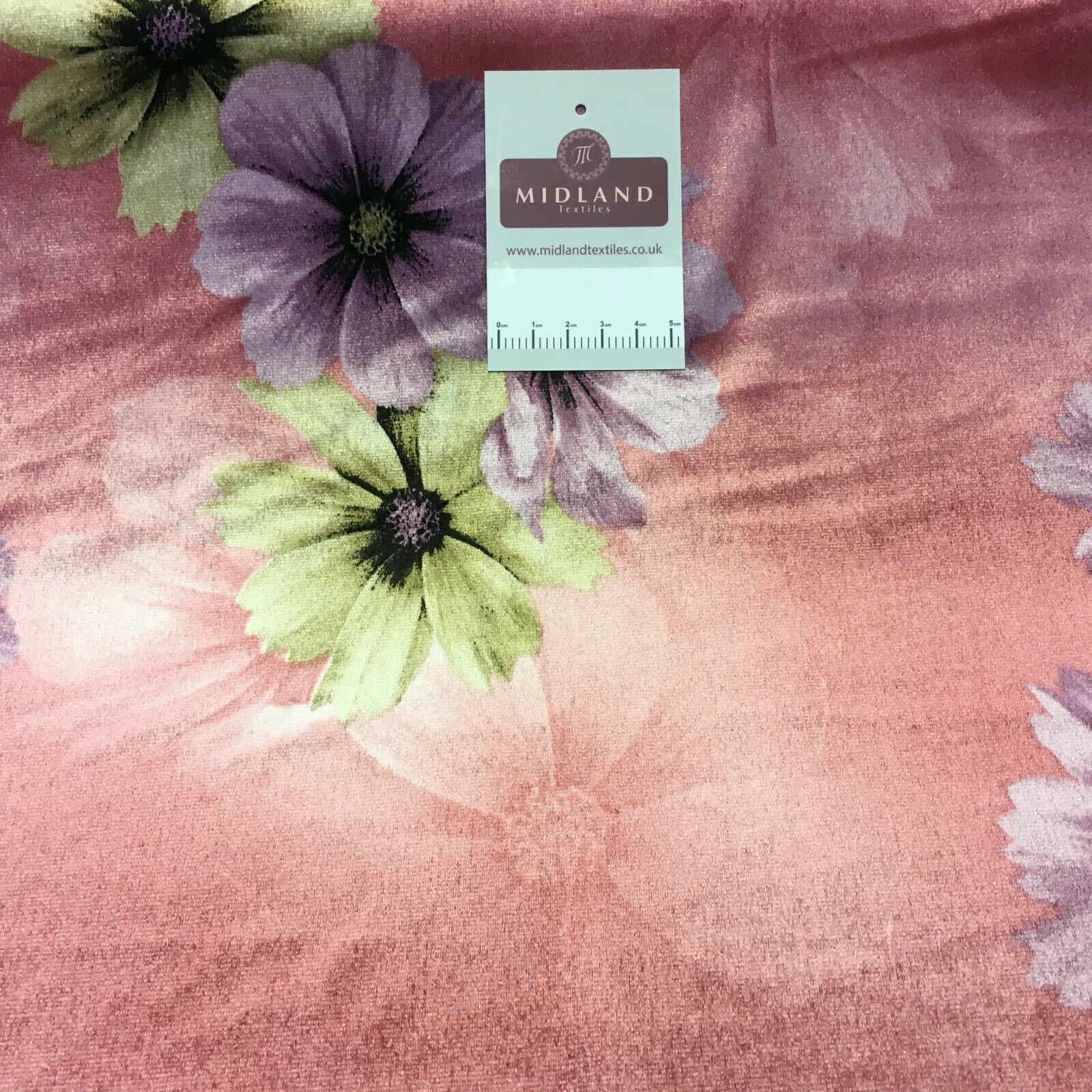 Vintage Floral Velvet Velour Stretch Printed dress fabric MA1430 Mtex