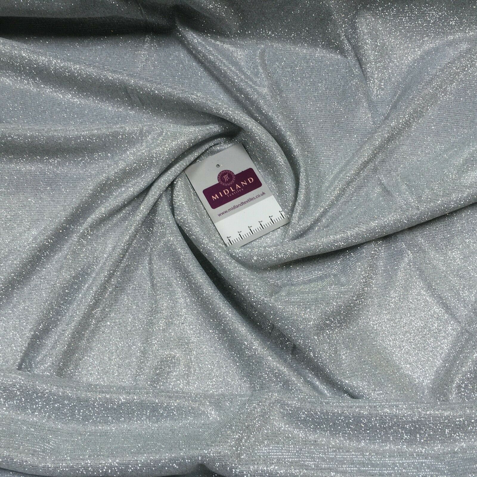Shimmer Moonlight  Shiny Stretch glitter nylon fabric M1433 Mtex