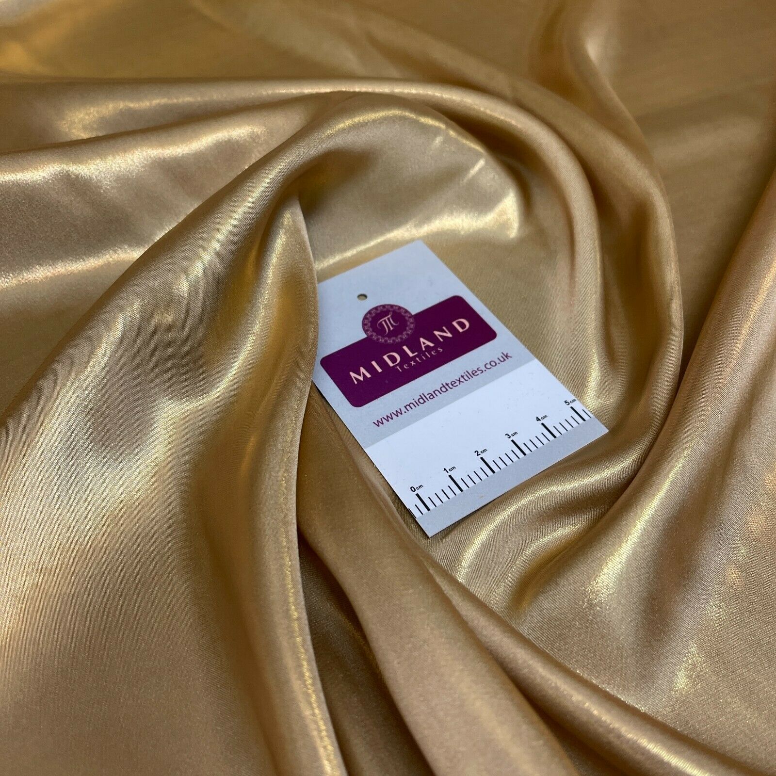 Silky Lightweight Charmeuse Shimmer Satin Foil Non-Stretch fabric M1535