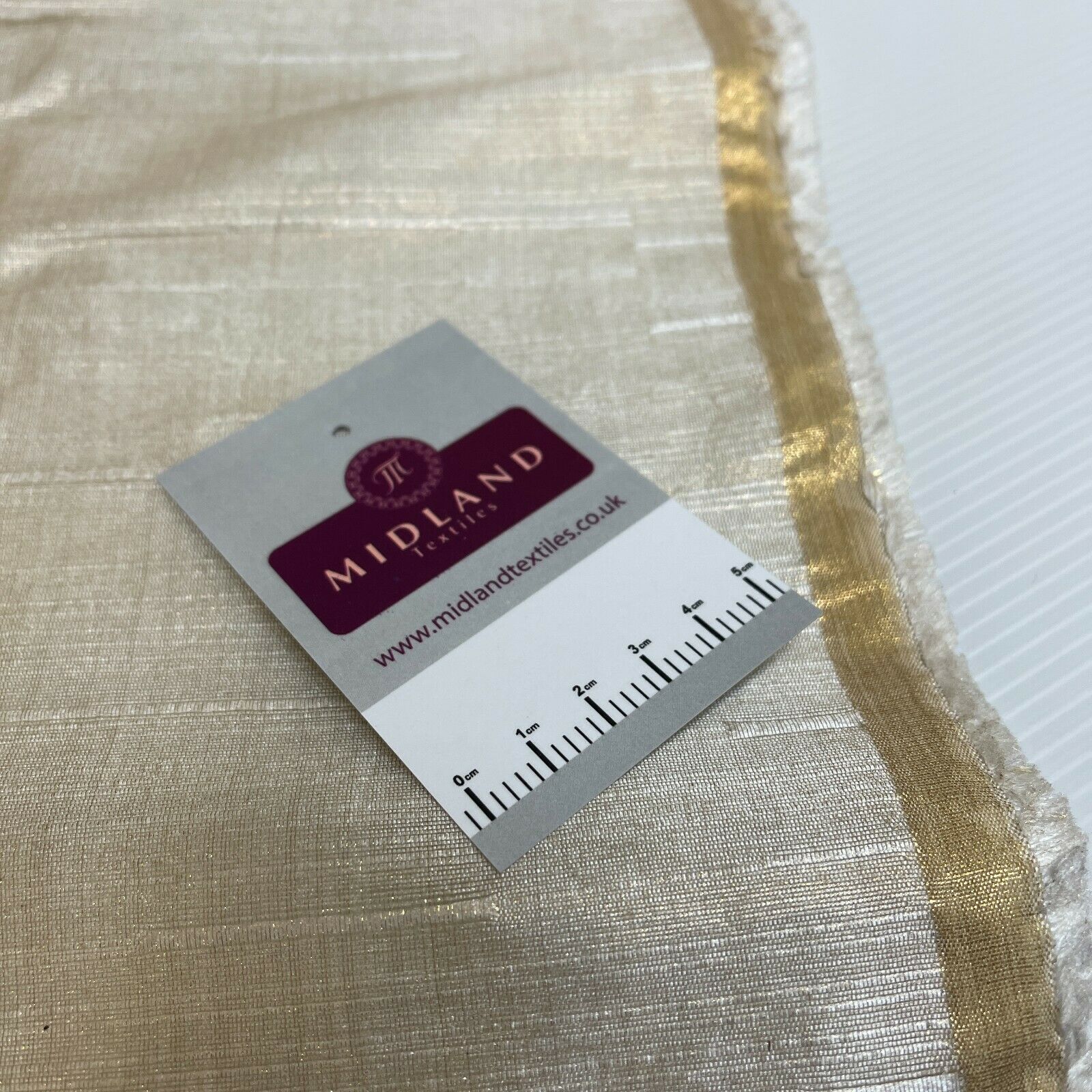 Gold Shimmer Raw Faux Silk Dupion Shantung Dress Fabric M1519 Mtex