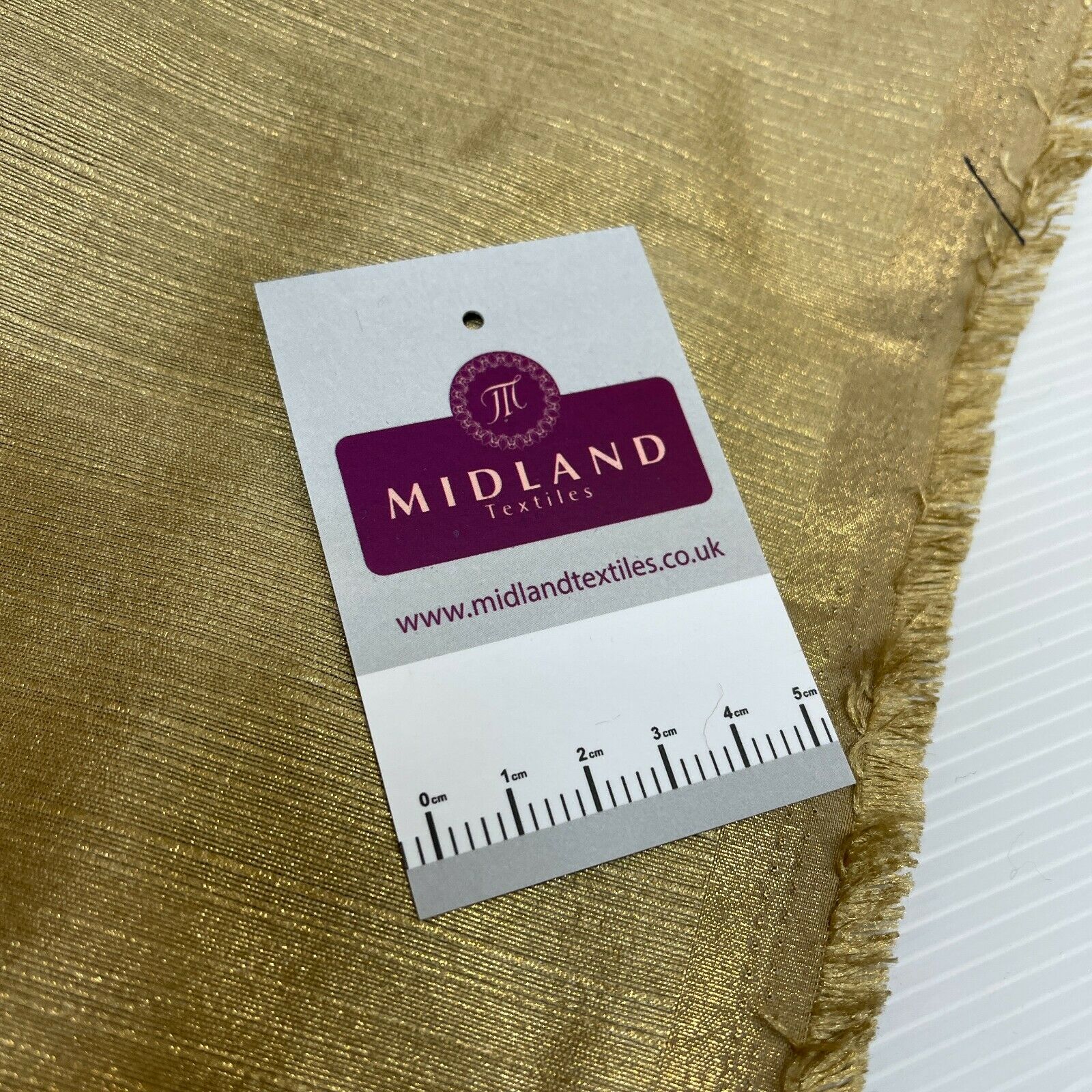 Gold Shimmer Raw Faux Silk Dupion Shantung Dress Fabric M1519 Mtex