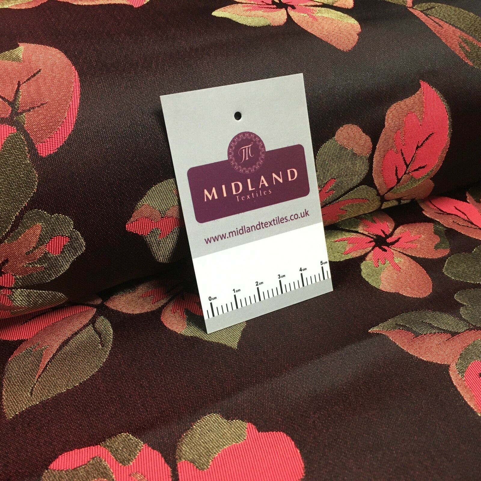 Indian floral Brocade wedding waistcoat fabric M1507 Mtex