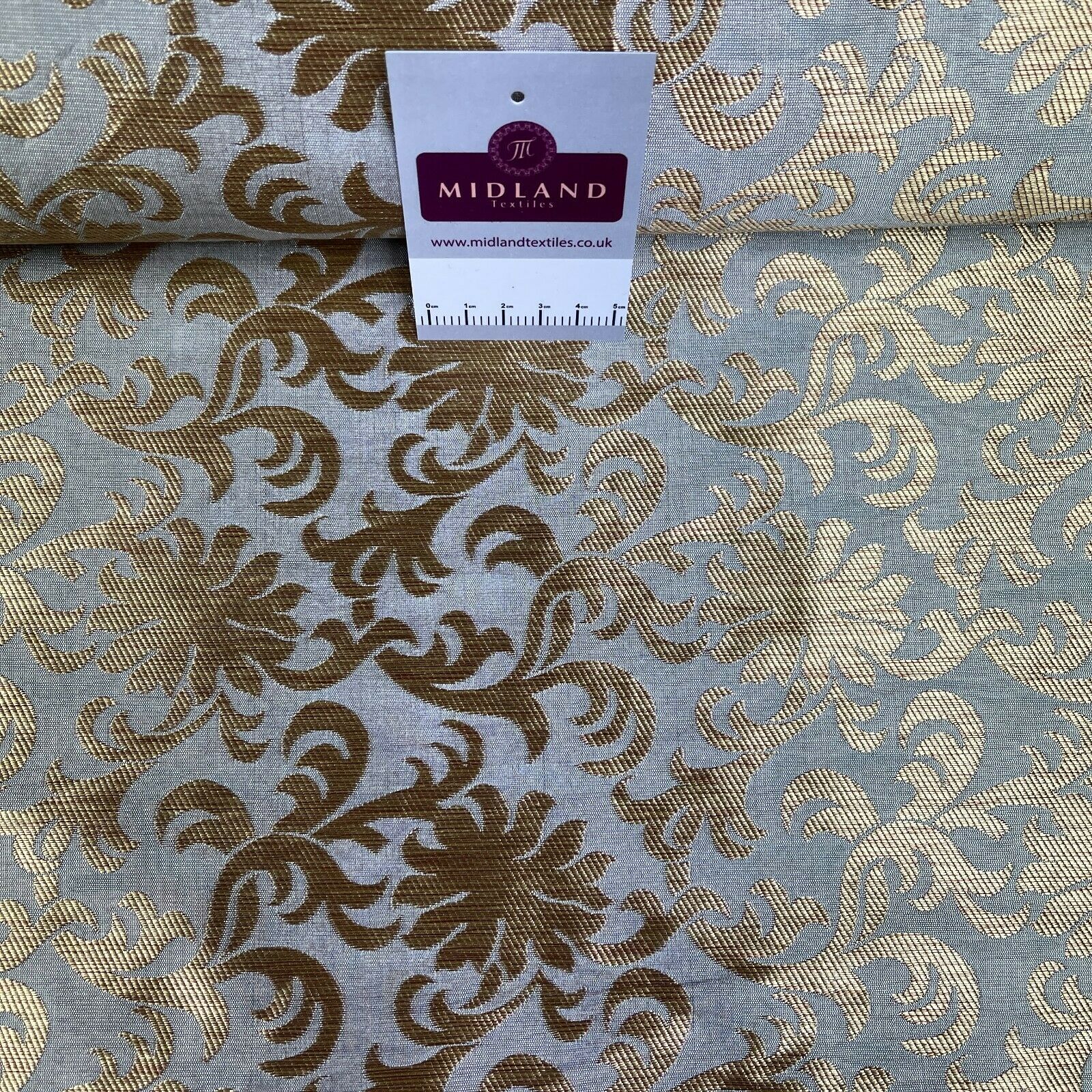 Floral ornamental Indian Brocade waistcoat fabric M1508 Mtex