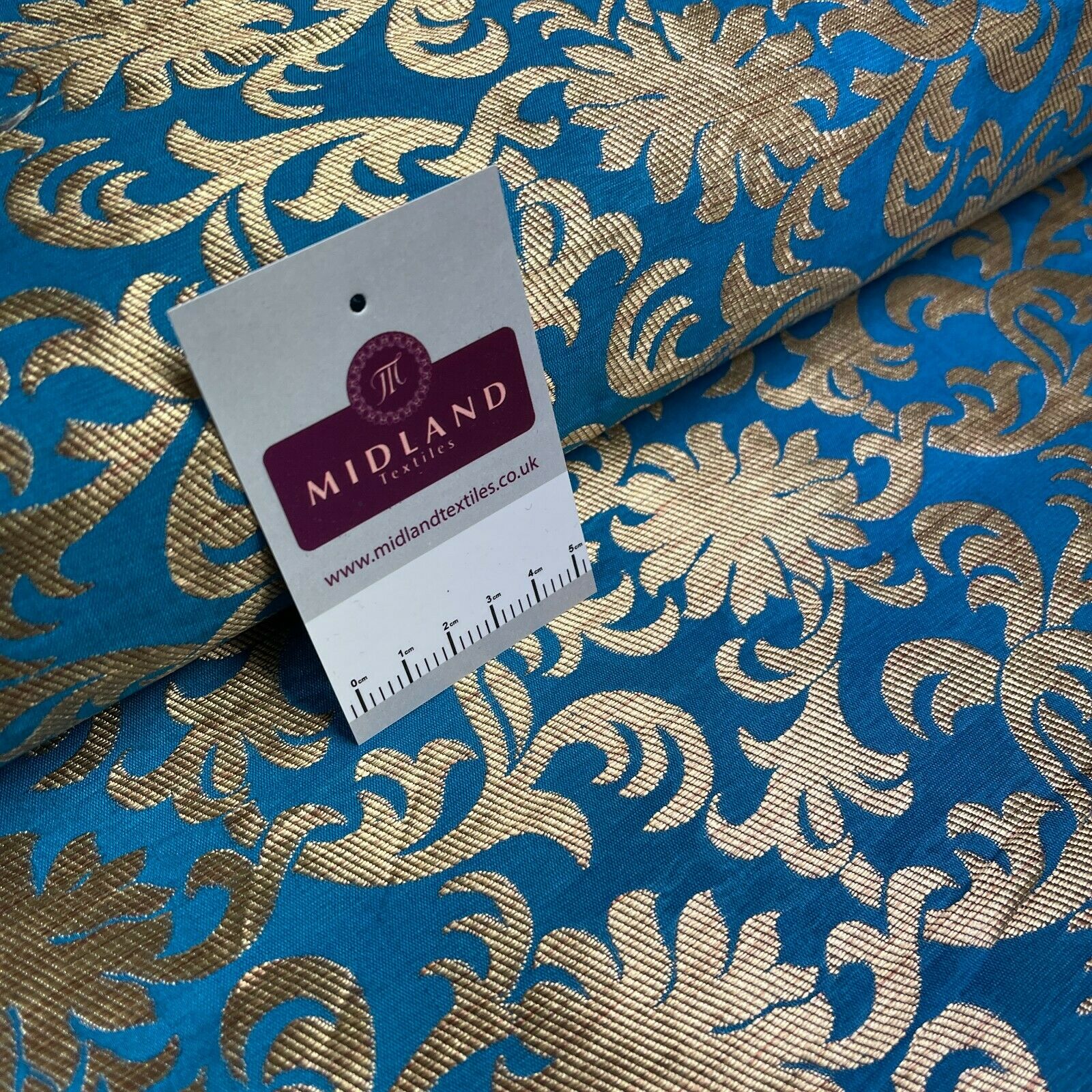 Floral ornamental Indian Brocade waistcoat fabric M1508 Mtex