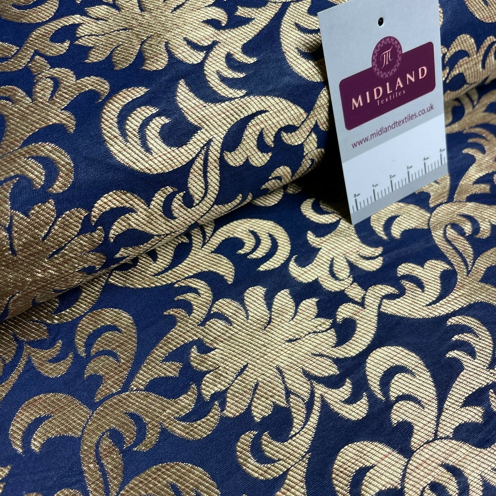 Floral ornamental Indian Brocade waistcoat fabric M1508 Mtex