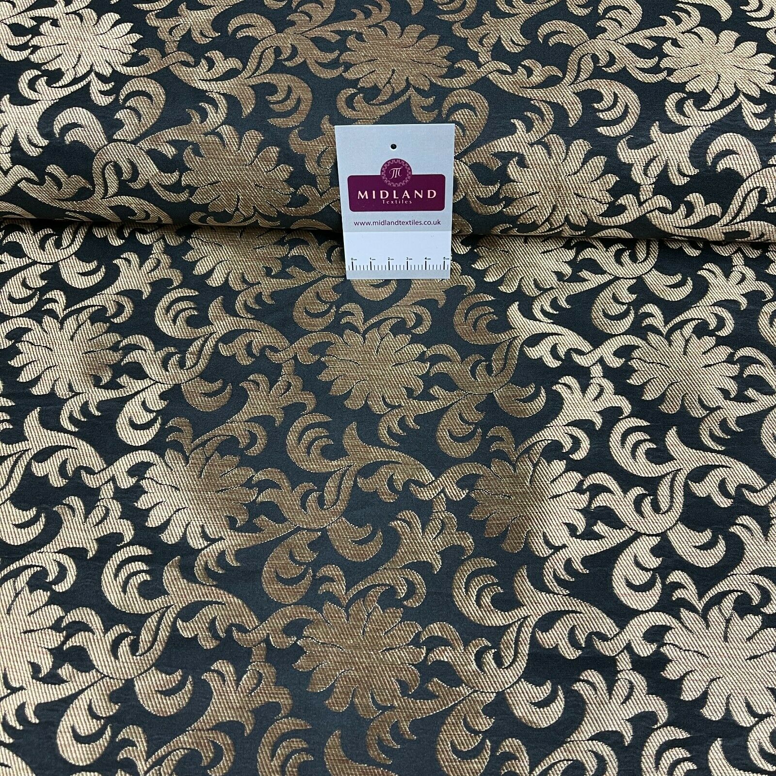 Floral ornamental Indian Brocade waistcoat fabric M1508 Mtex