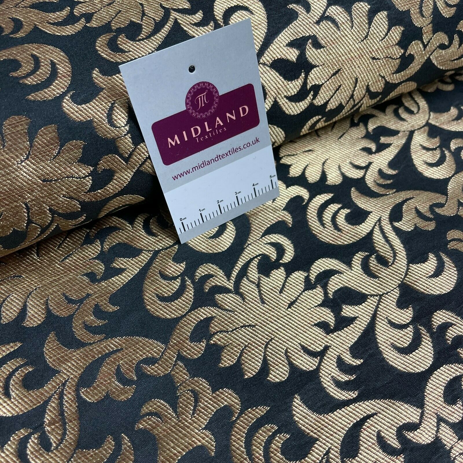 Floral ornamental Indian Brocade waistcoat fabric M1508 Mtex