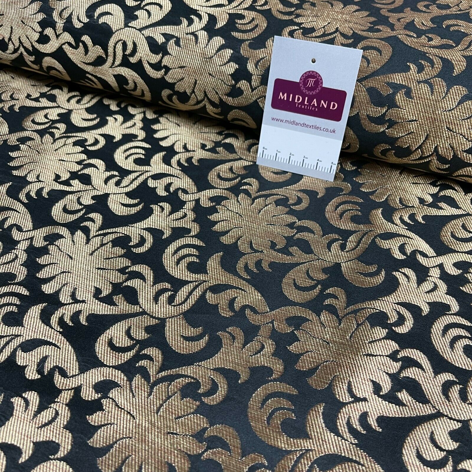 Floral ornamental Indian Brocade waistcoat fabric M1508 Mtex