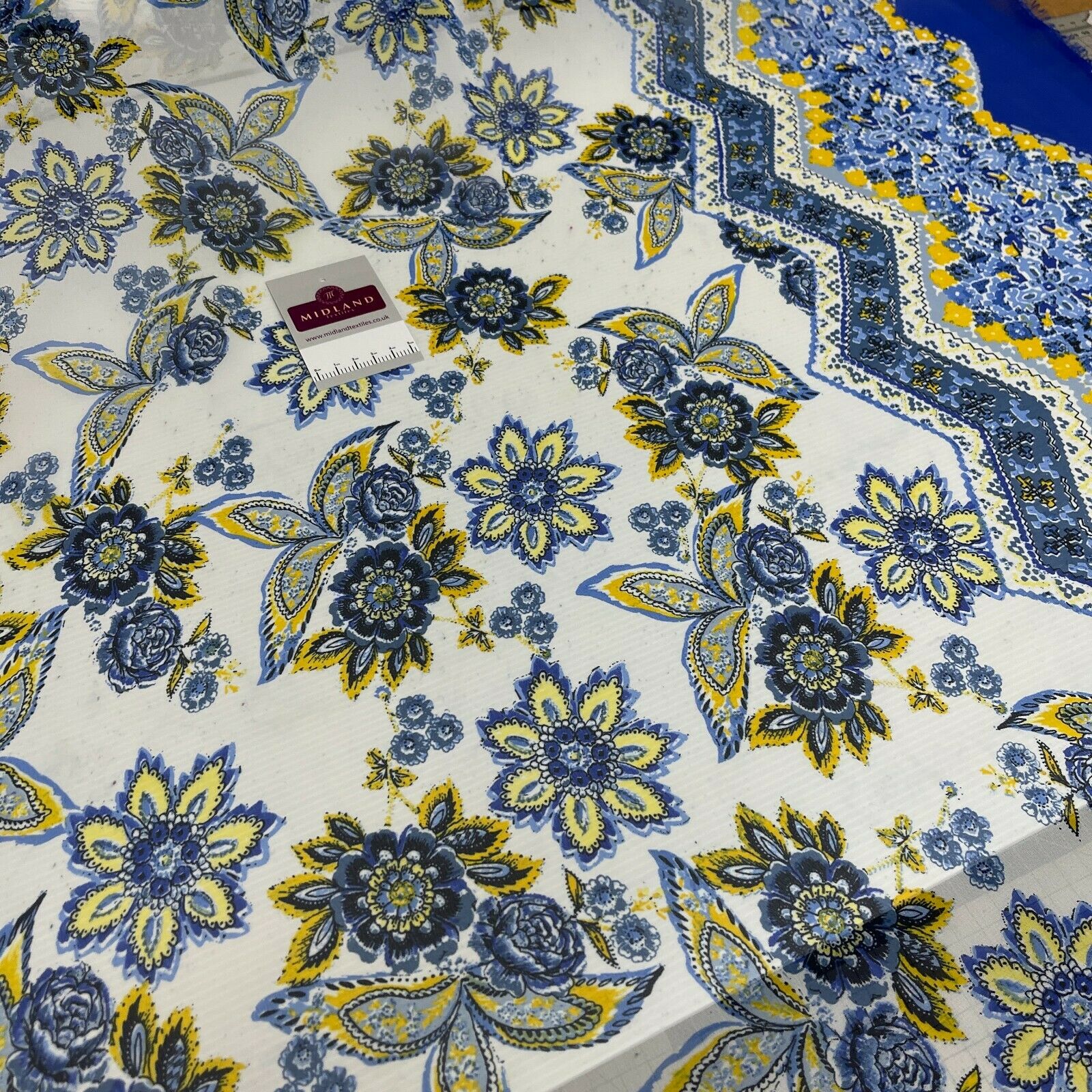 Mixed Designs Floral ornamental Chiffon Georgette Dress scarf Fabric M1556 Mtex