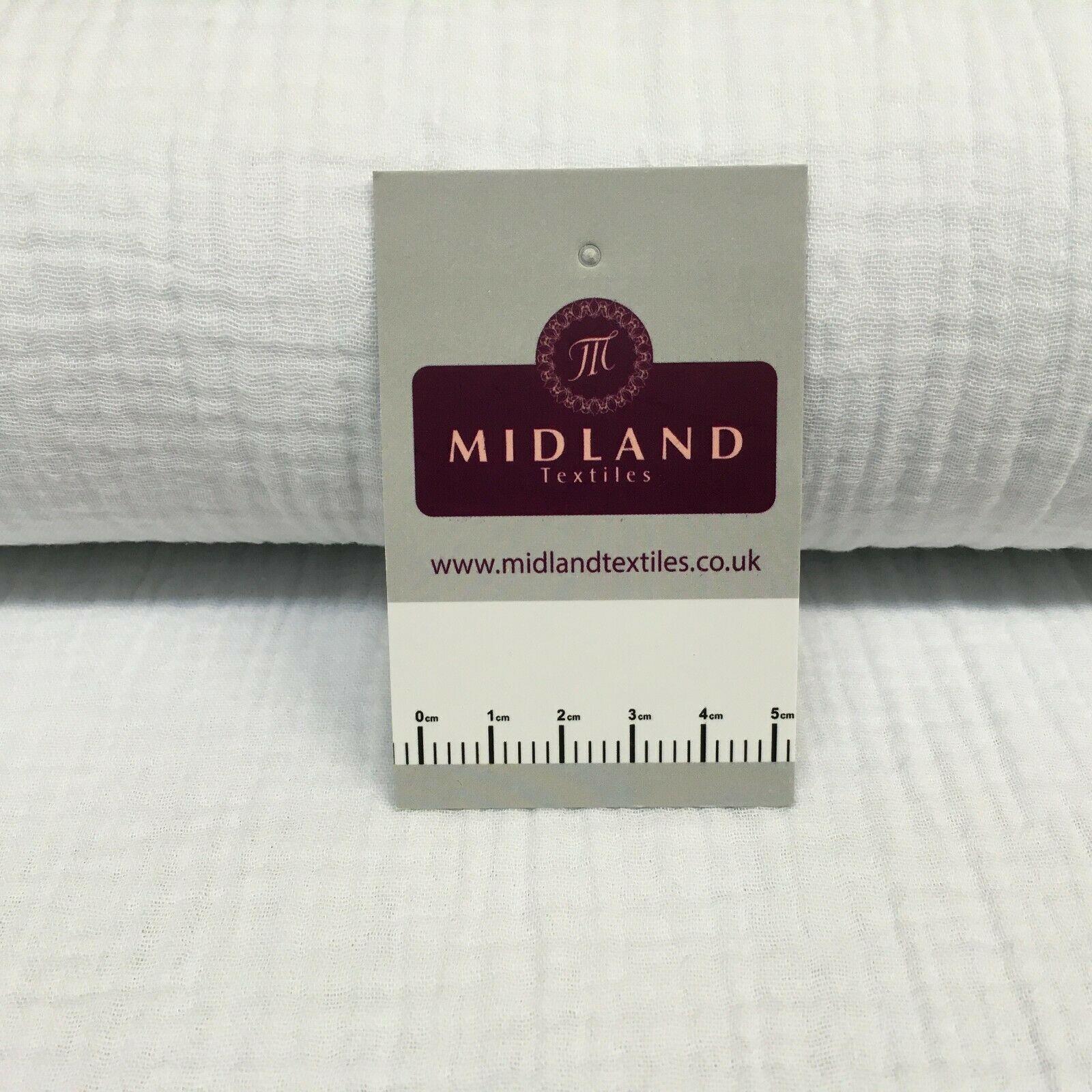 Double Gauze 100% Cotton plain Lightweight dressmaking Muslin Fabric M1562