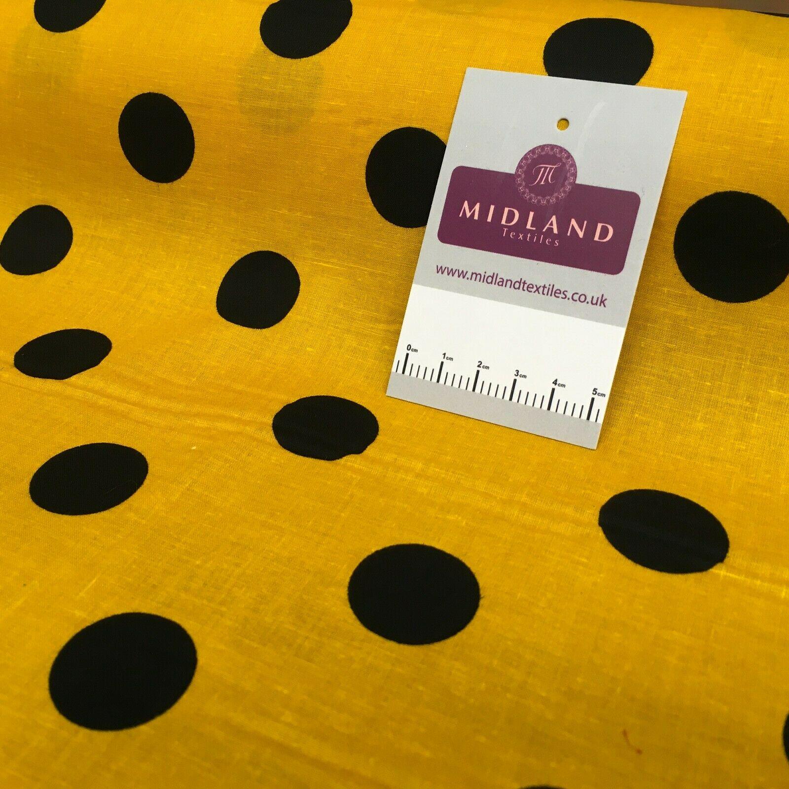 Polka Dot Spot Silky Soft 100% Cotton Lawn craft Fabric M1557 Mtex 110cm Wide