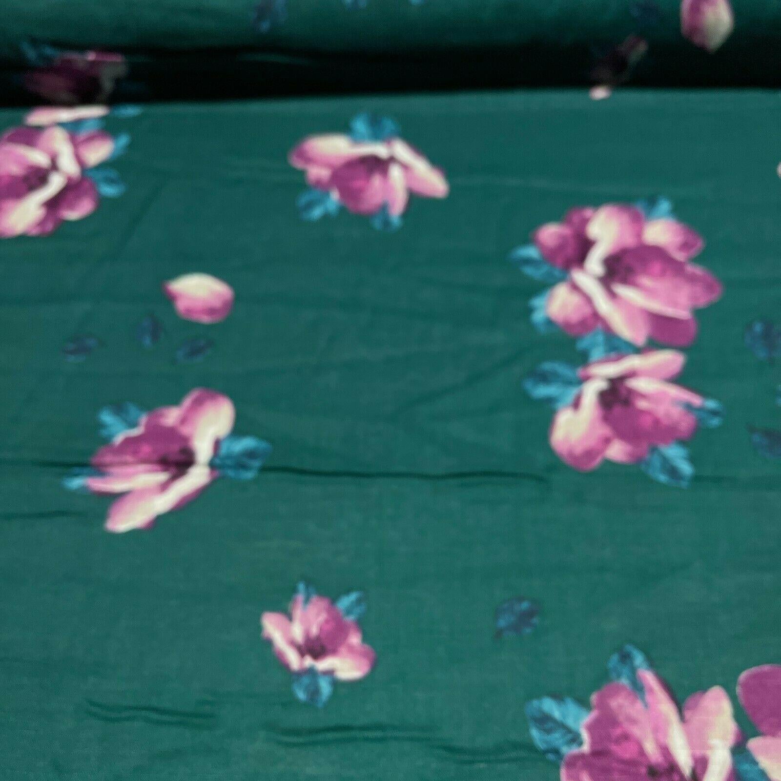 Floral Linen Rayon Dress Fabric M1573 Mtex