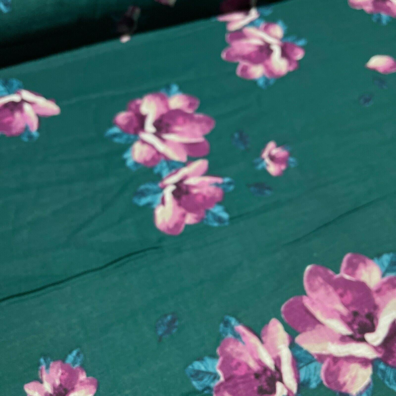 Floral Linen Rayon Dress Fabric M1573 Mtex