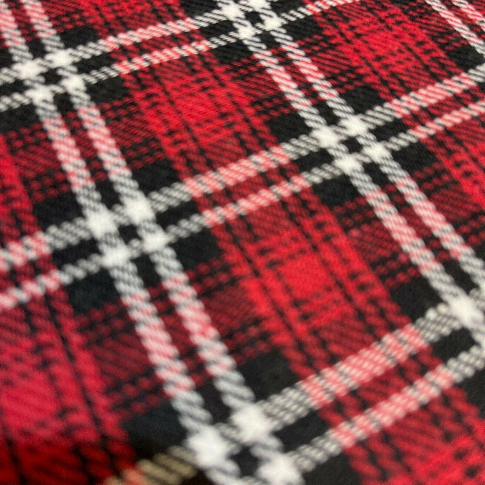 Soft Brushed Tartan Check Plaid Winceyette printed Fabric 55 inches wide MA1580