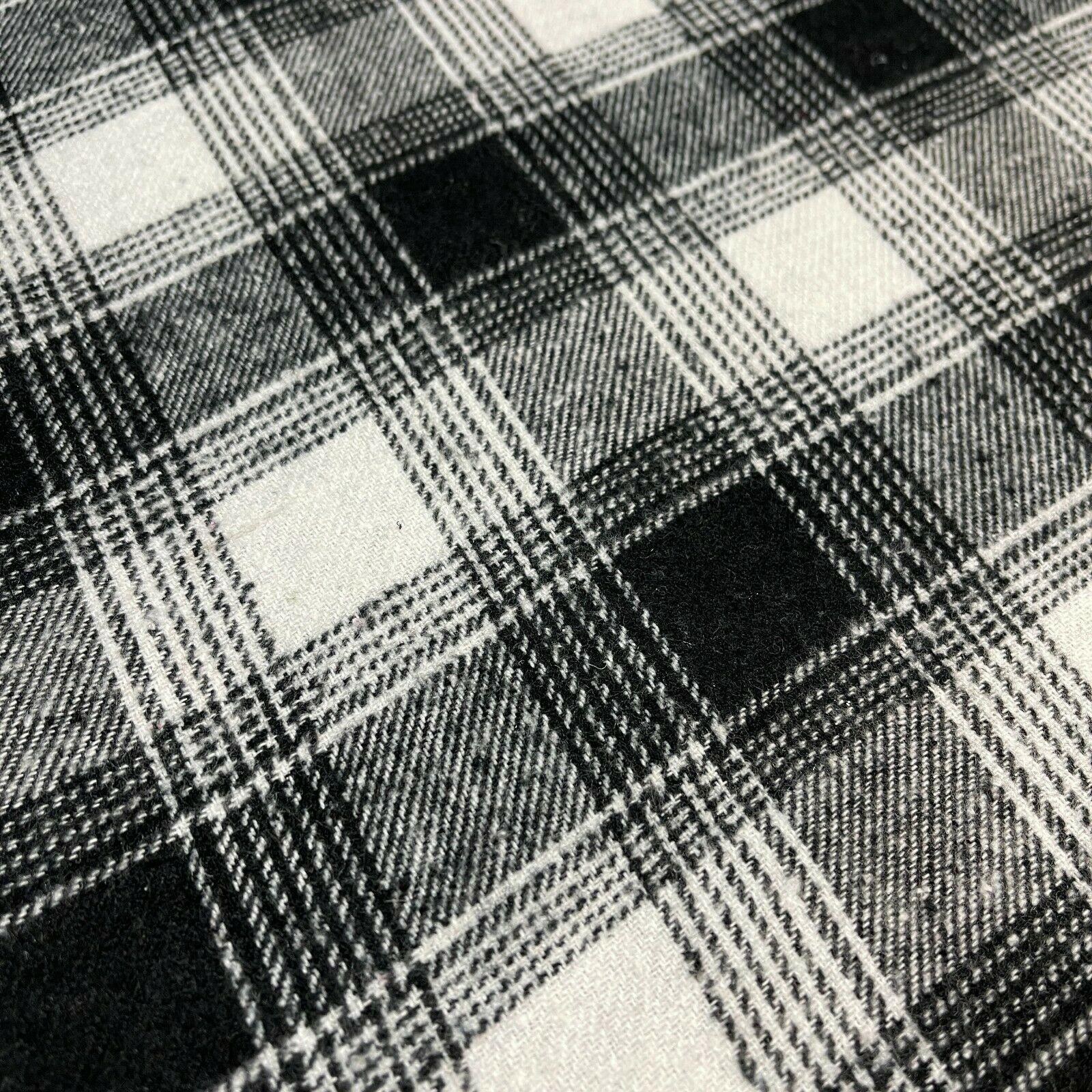 Soft Brushed Tartan Check Plaid Winceyette printed Fabric 55 inches wide MA1580