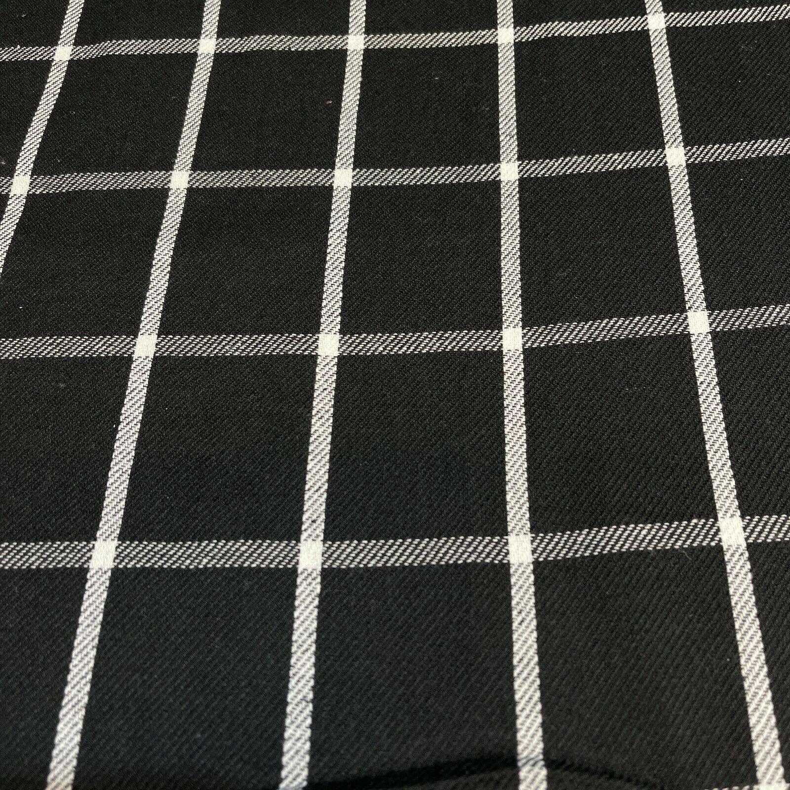 Soft Brushed Tartan Check Plaid Winceyette printed Fabric 55 inches wide MA1580