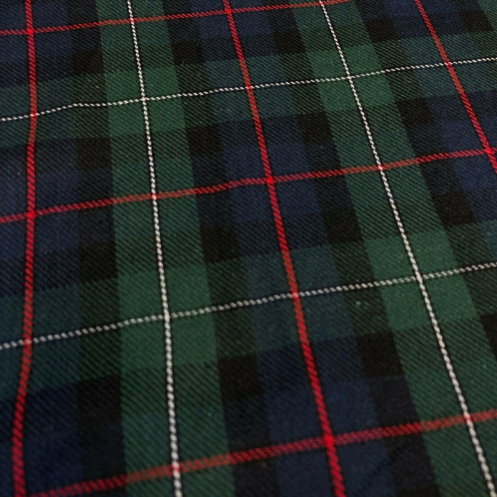 Soft Brushed Tartan Check Plaid Winceyette printed Fabric 55 inches wide MA1580