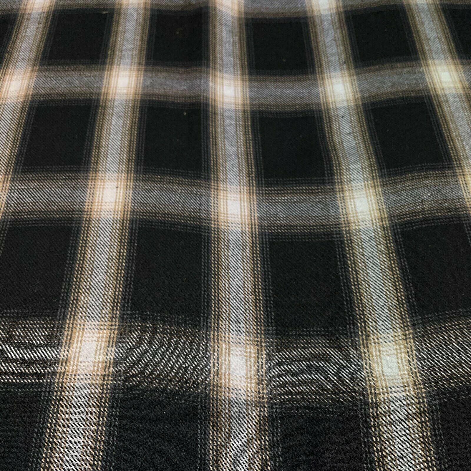 Soft Brushed Tartan Check Plaid Winceyette printed Fabric 55 inches wide MA1580
