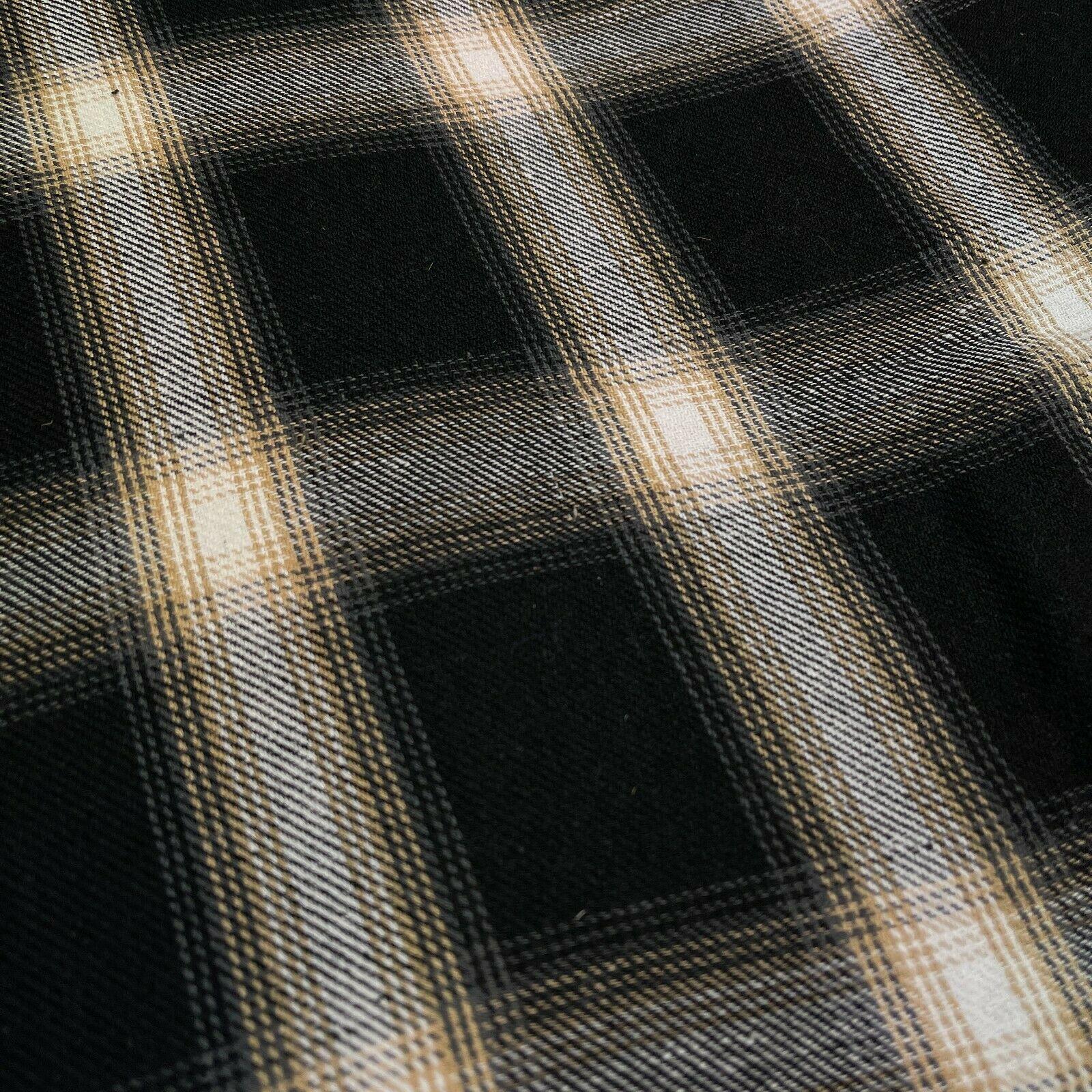 Soft Brushed Tartan Check Plaid Winceyette printed Fabric 55 inches wide MA1580