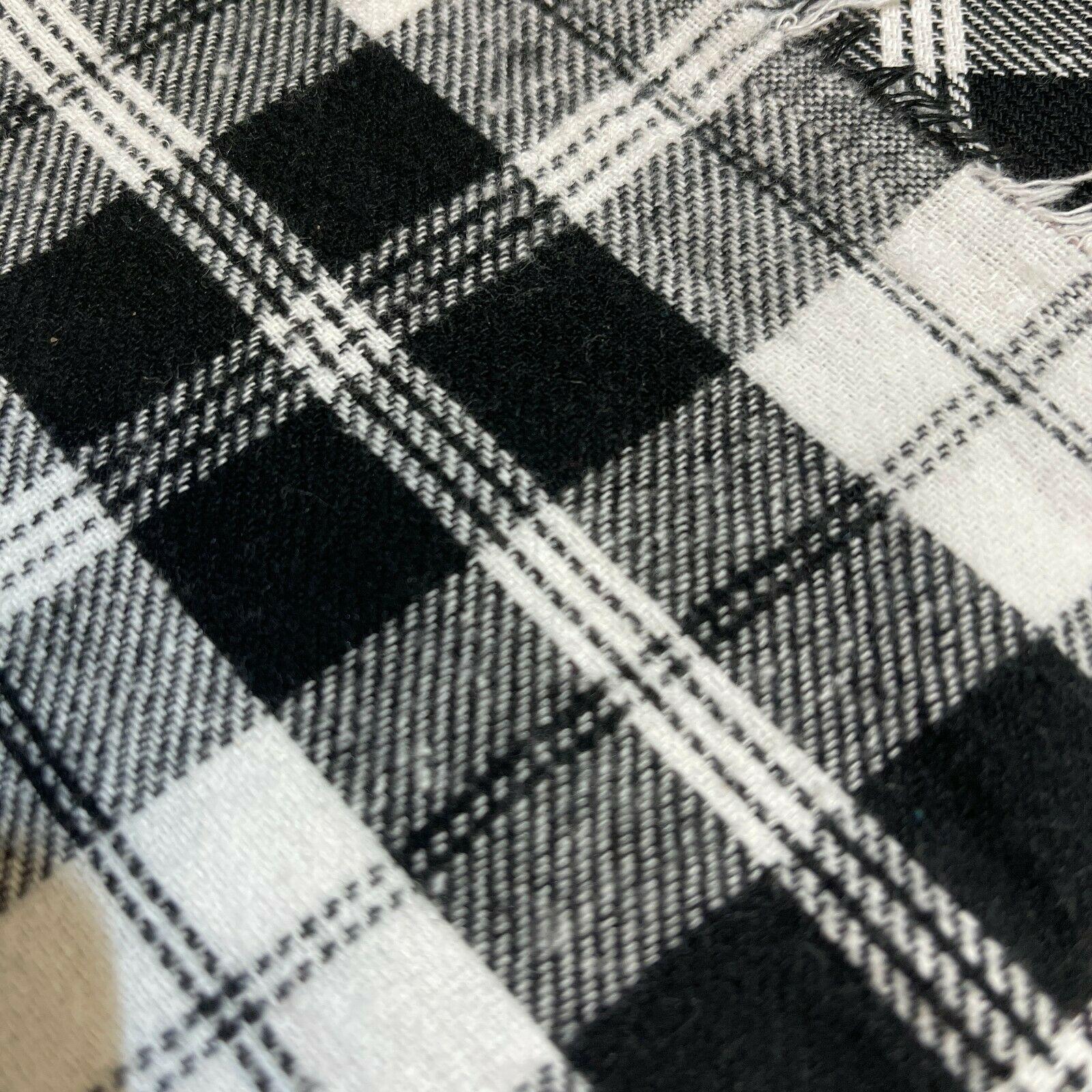 Soft Brushed Tartan Check Plaid Winceyette printed Fabric 55 inches wide MA1580