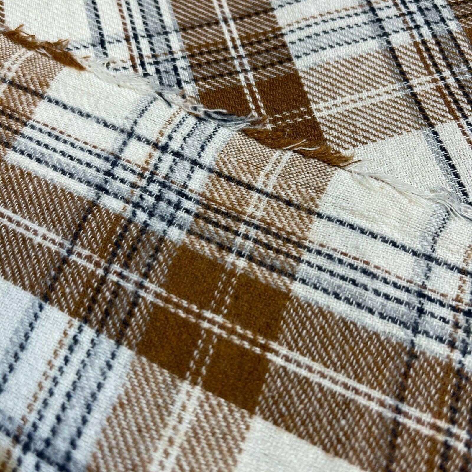 Soft Brushed Tartan Check Plaid Winceyette printed Fabric 55 inches wide MA1580