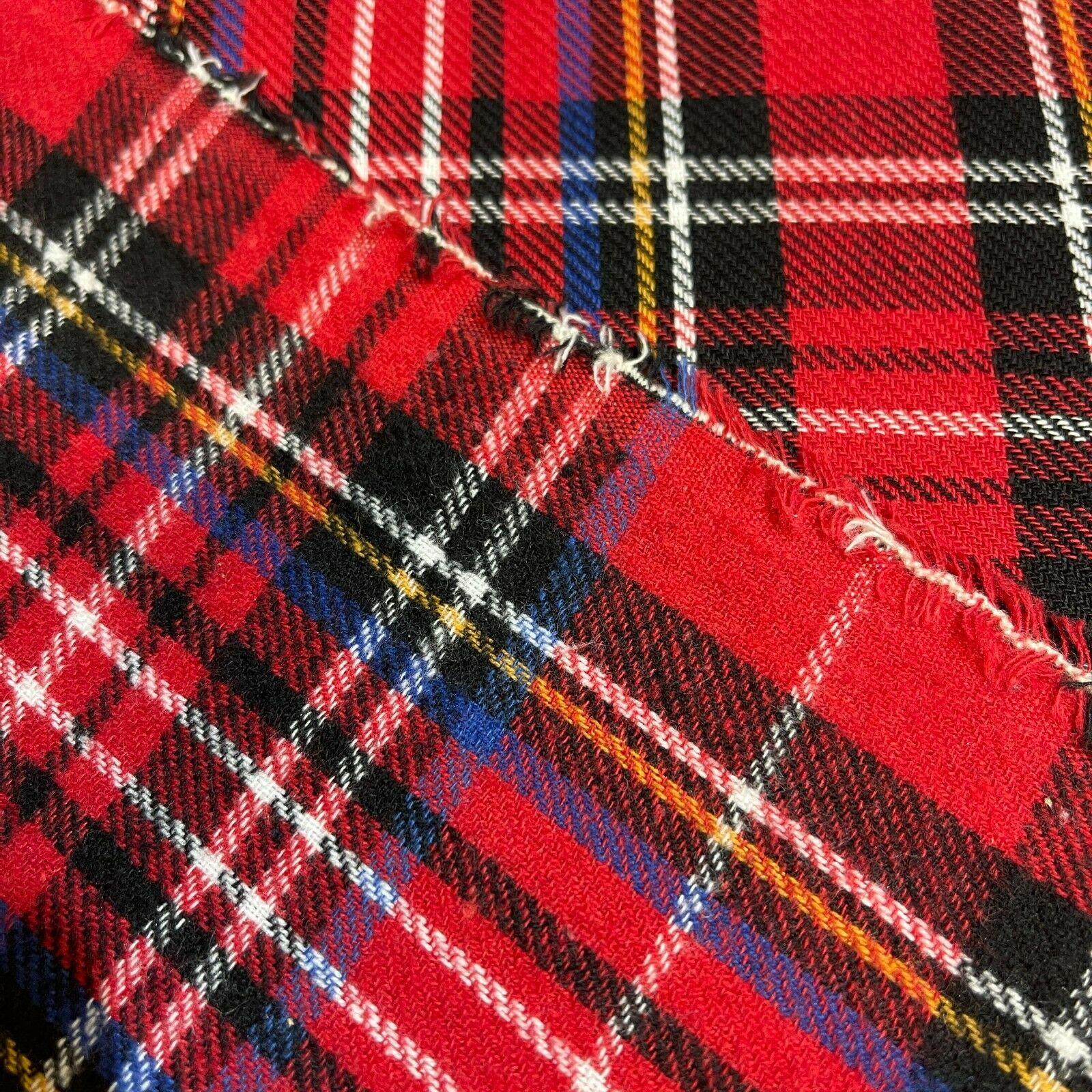 Soft Brushed Tartan Check Plaid Winceyette printed Fabric 55 inches wide MA1580