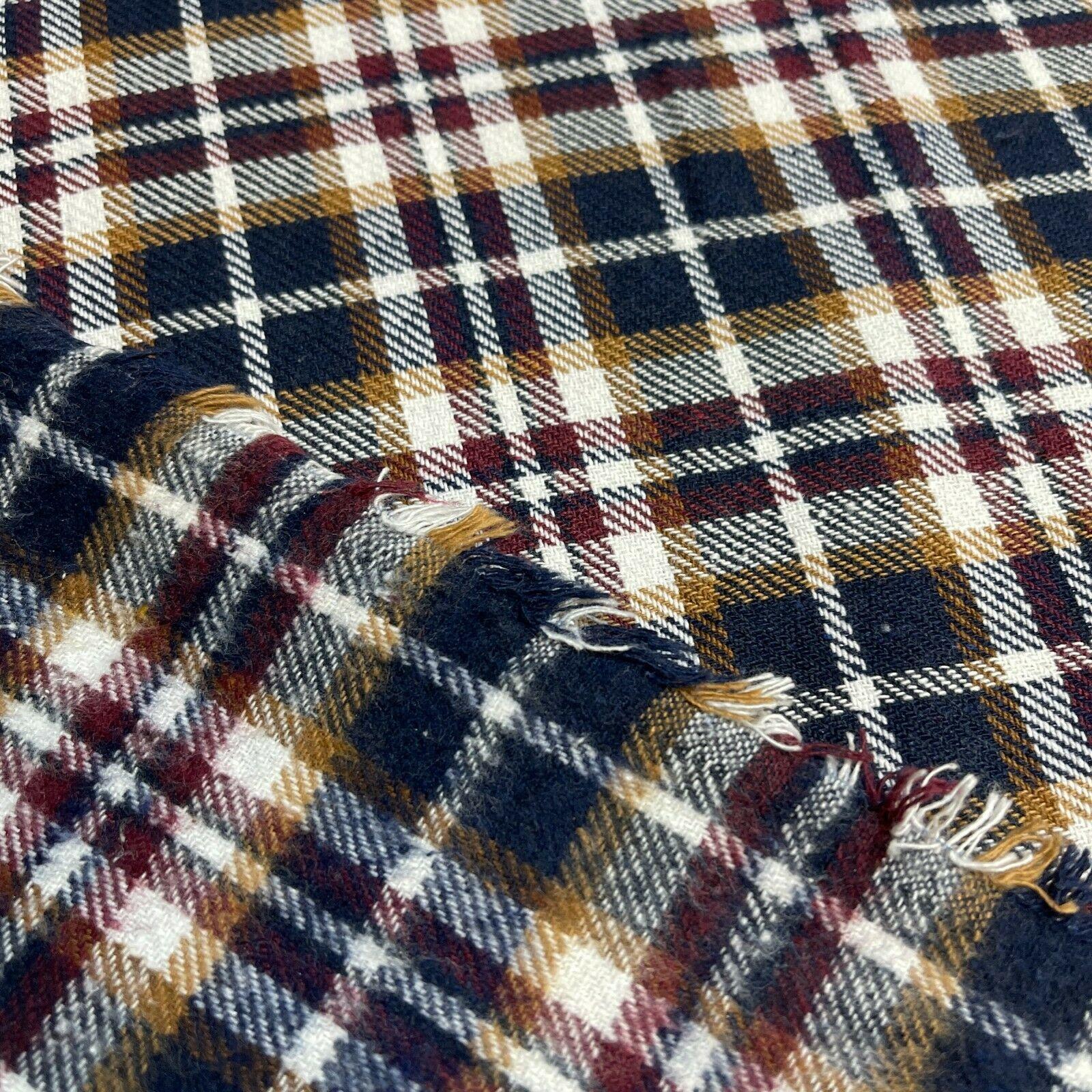Soft Brushed Tartan Check Plaid Winceyette printed Fabric 55 inches wide MA1580