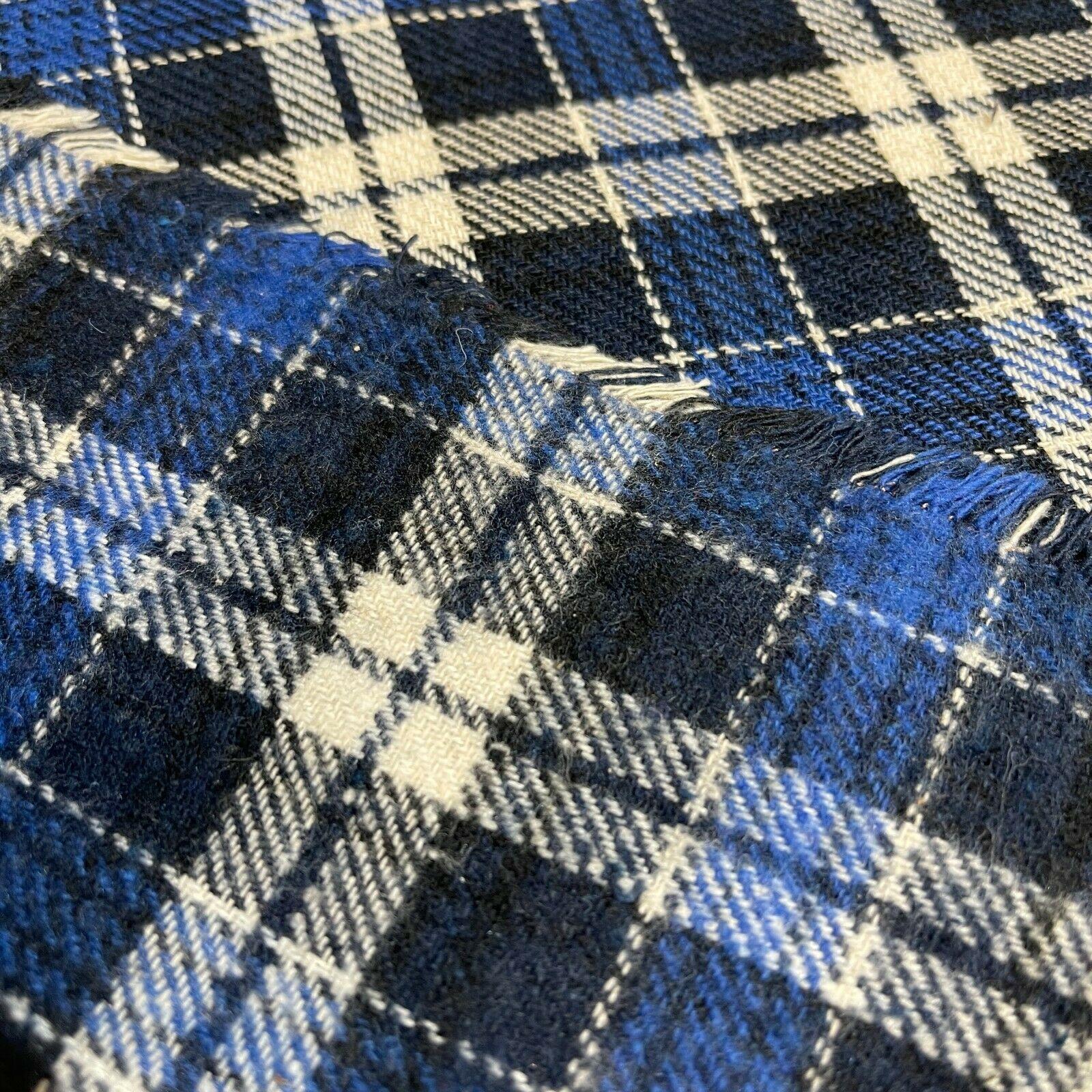 Soft Brushed Tartan Check Plaid Winceyette printed Fabric 55 inches wide MA1580