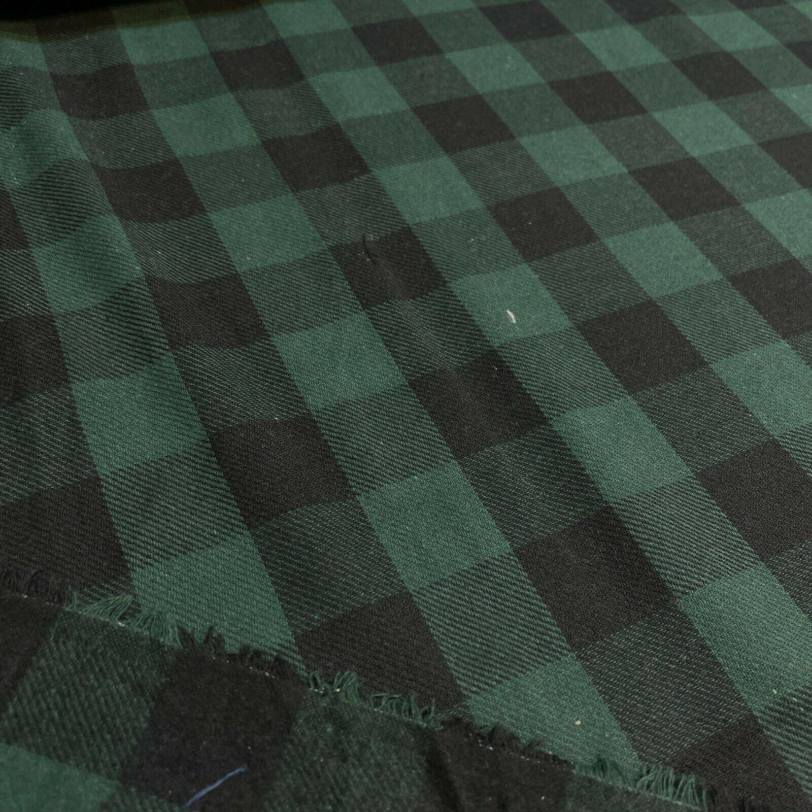 Soft Brushed Tartan Check Plaid Winceyette printed Fabric 55 inches wide MA1580