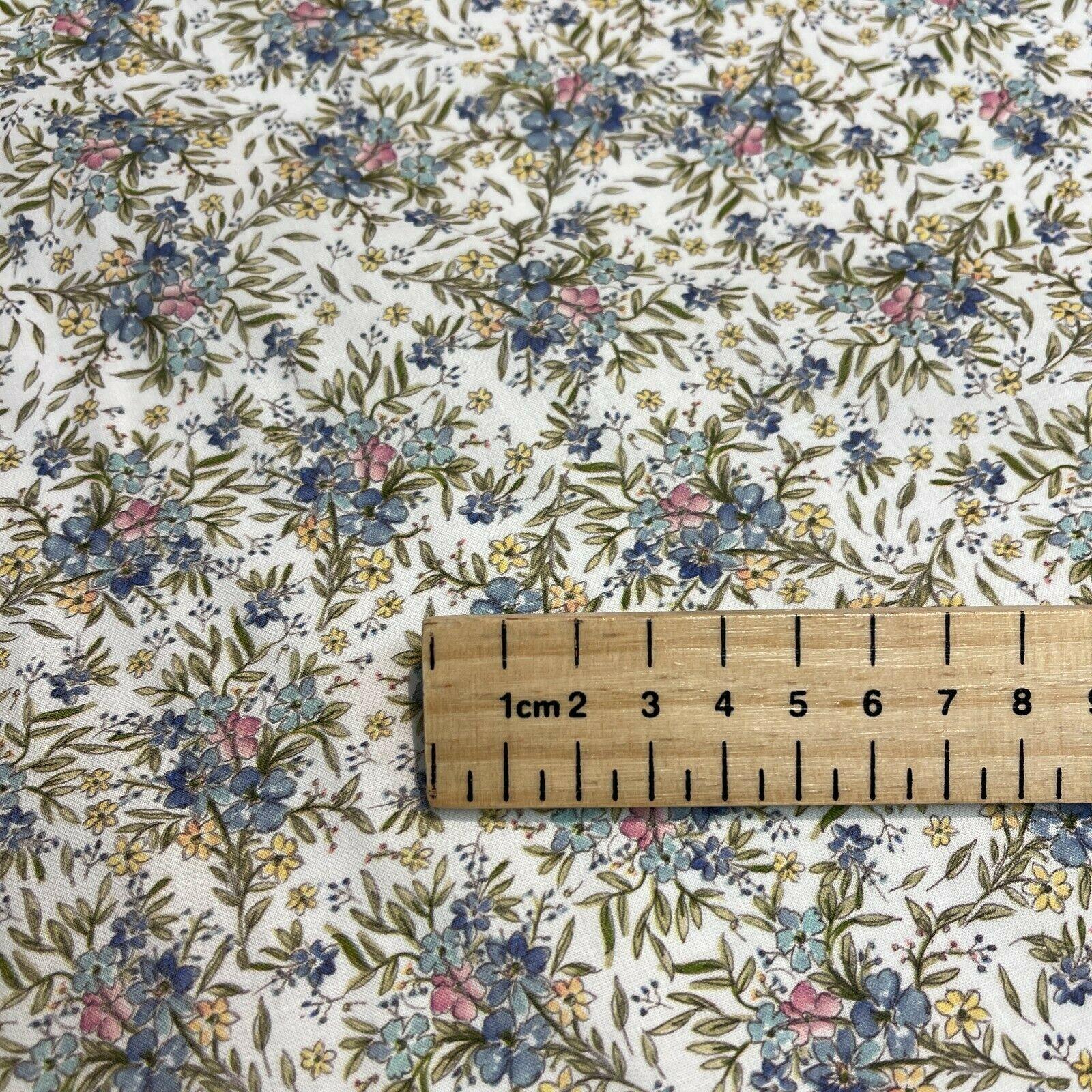 Korean Printed 100% Cotton Lawn Floral Abstract Dress Fabric M1576 Mtex