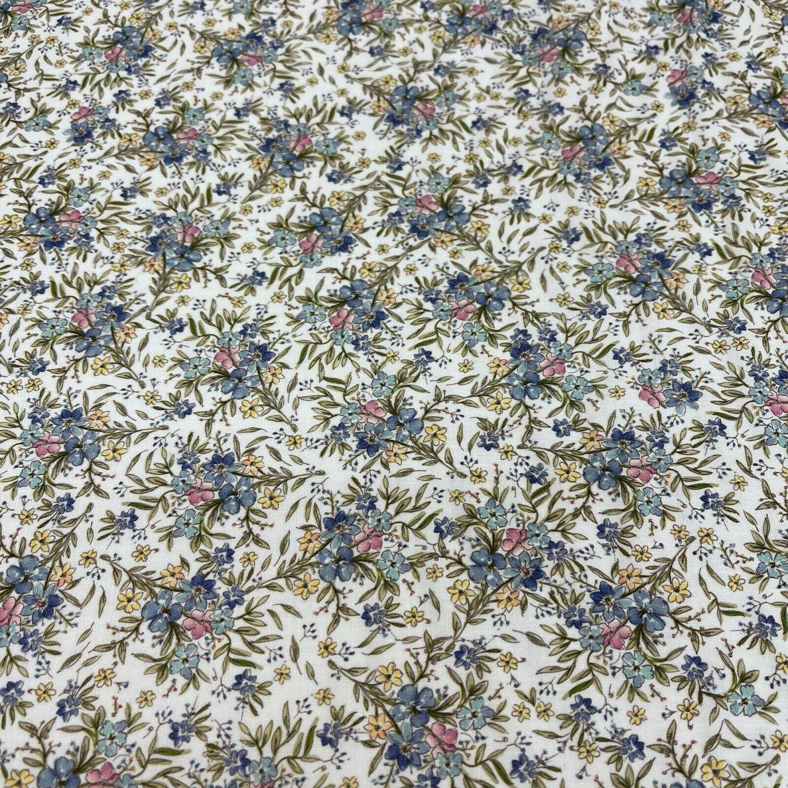 Korean Printed 100% Cotton Lawn Floral Abstract Dress Fabric M1576 Mtex