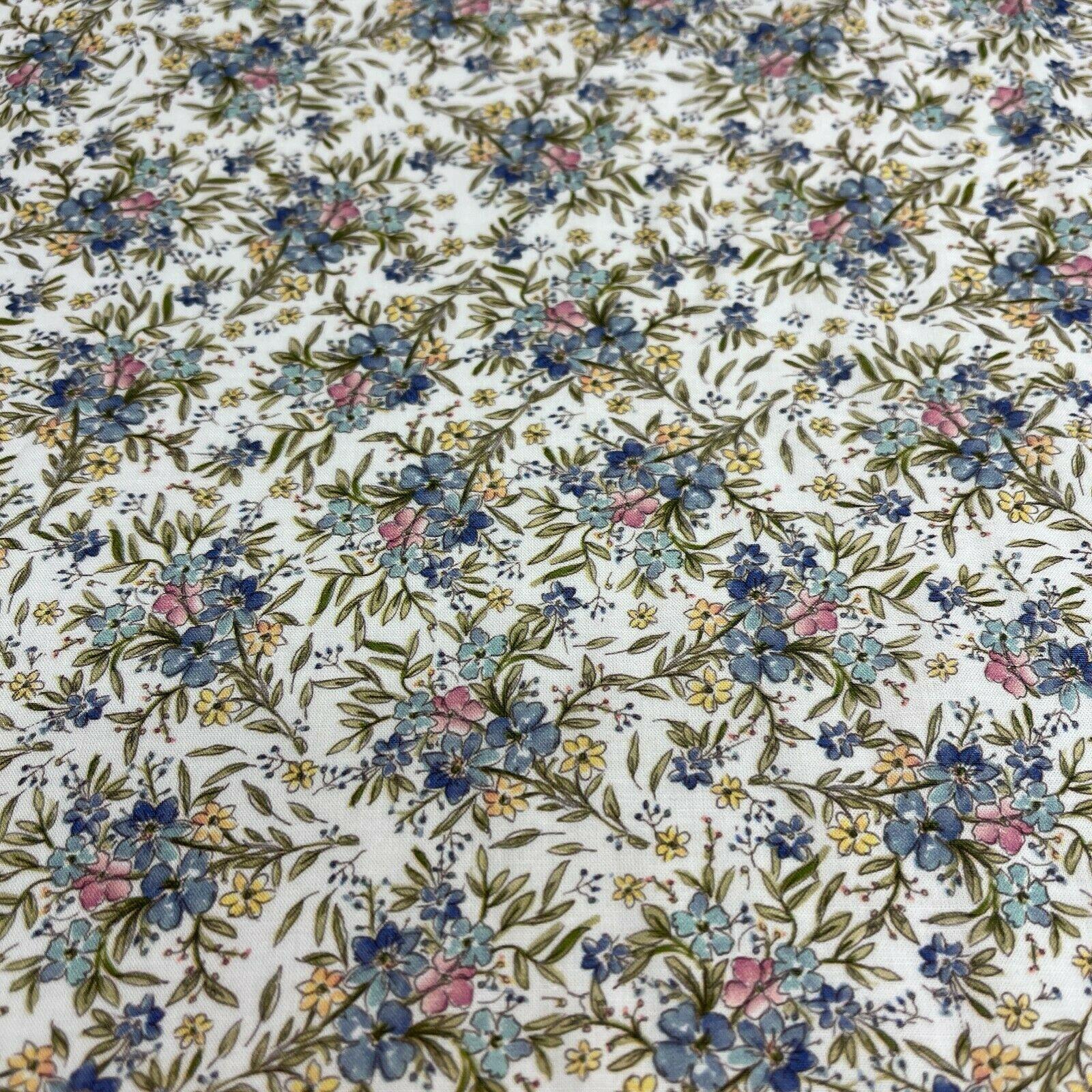 Korean Printed 100% Cotton Lawn Floral Abstract Dress Fabric M1576 Mtex