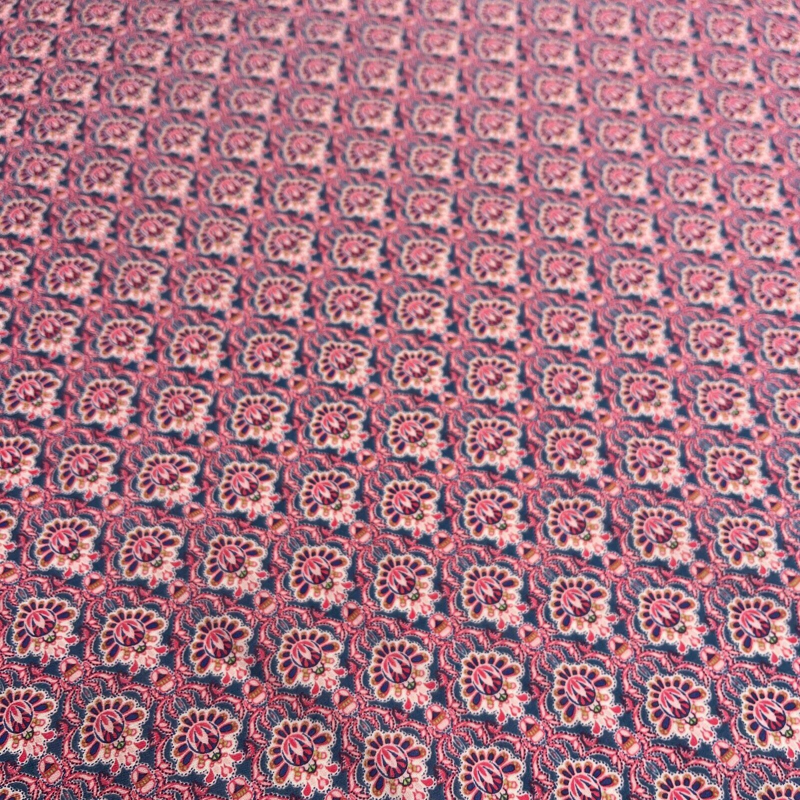 Korean Printed 100% Cotton Lawn Floral Abstract Dress Fabric M1576 Mtex