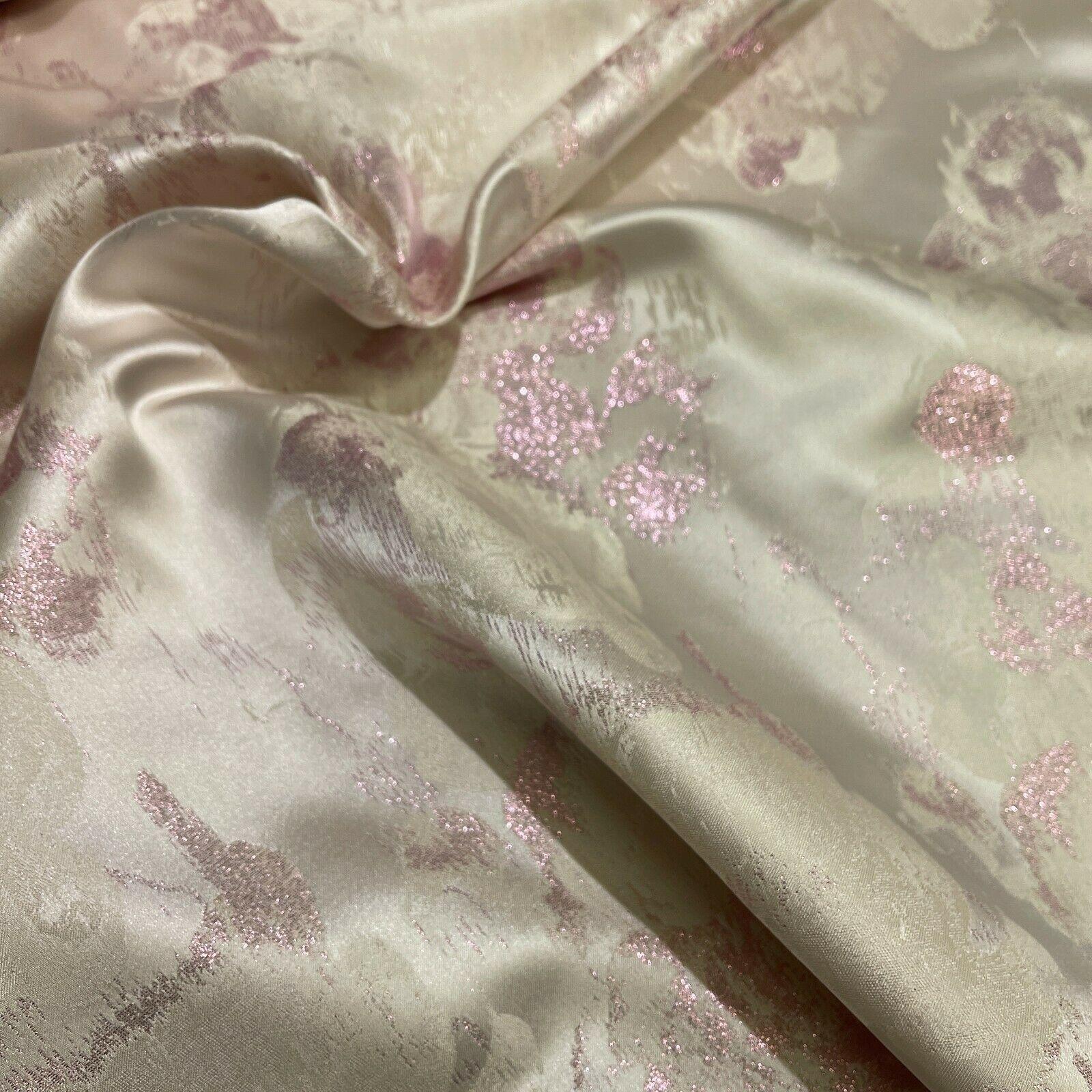 Floral Bridal Metallic Brocade wedding fabric M1583 Mtex